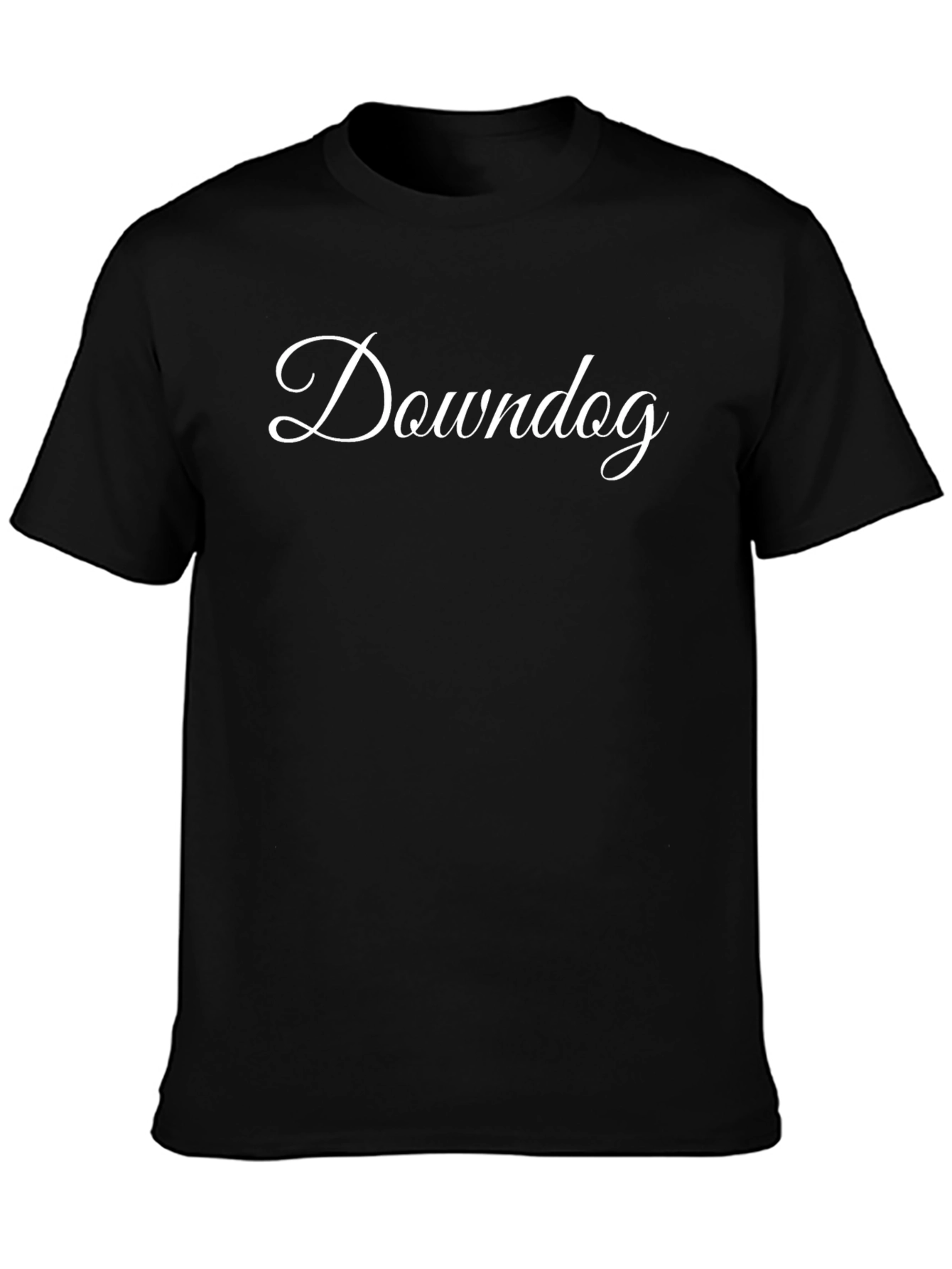 Down Dog Black Tee - Yoga Lovers T-Shirt