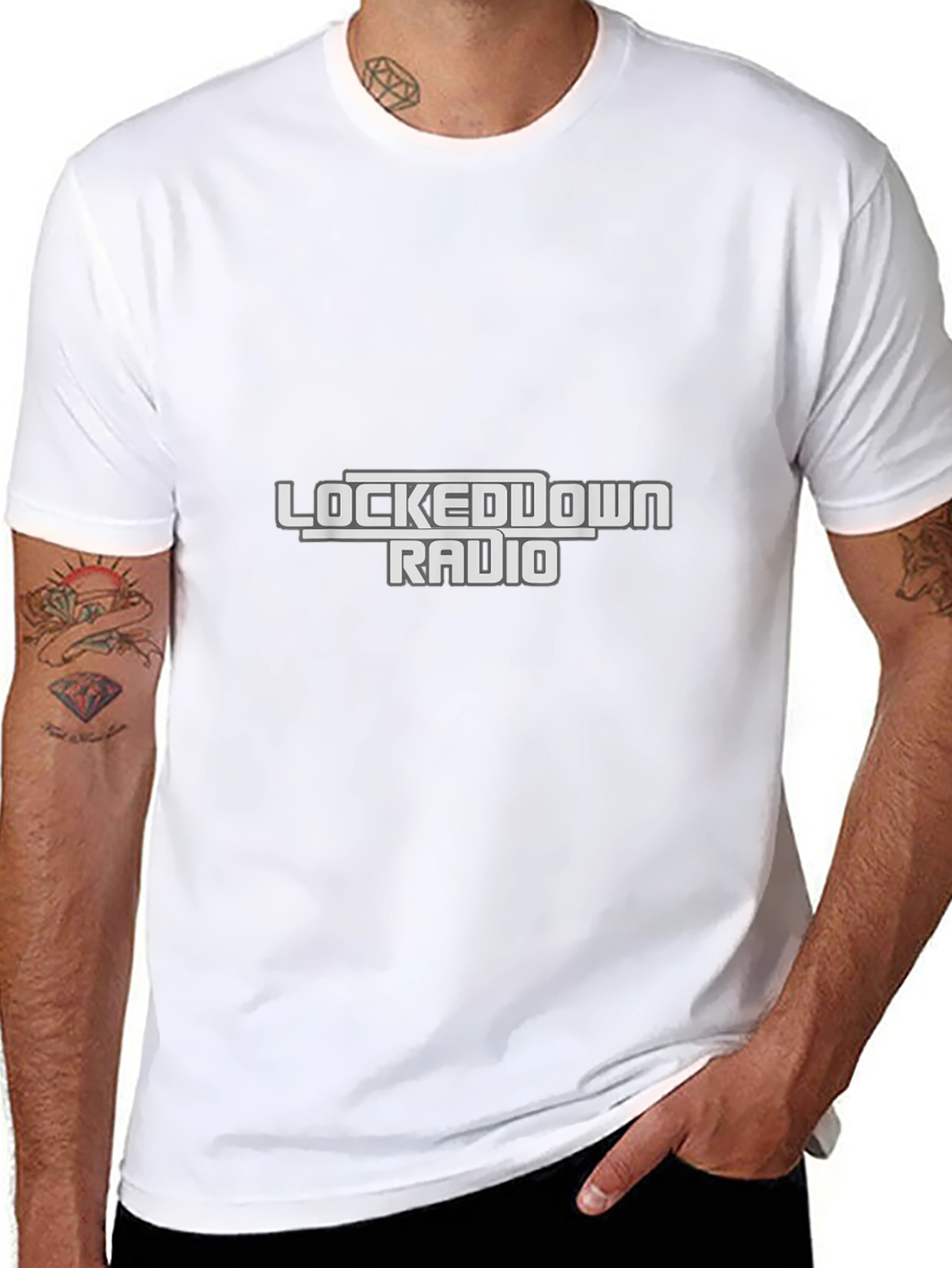 LockedDown Radio Black T-Shirt