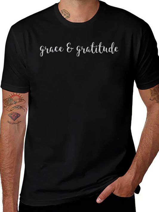 Grace & Gratitude Black T-Shirt