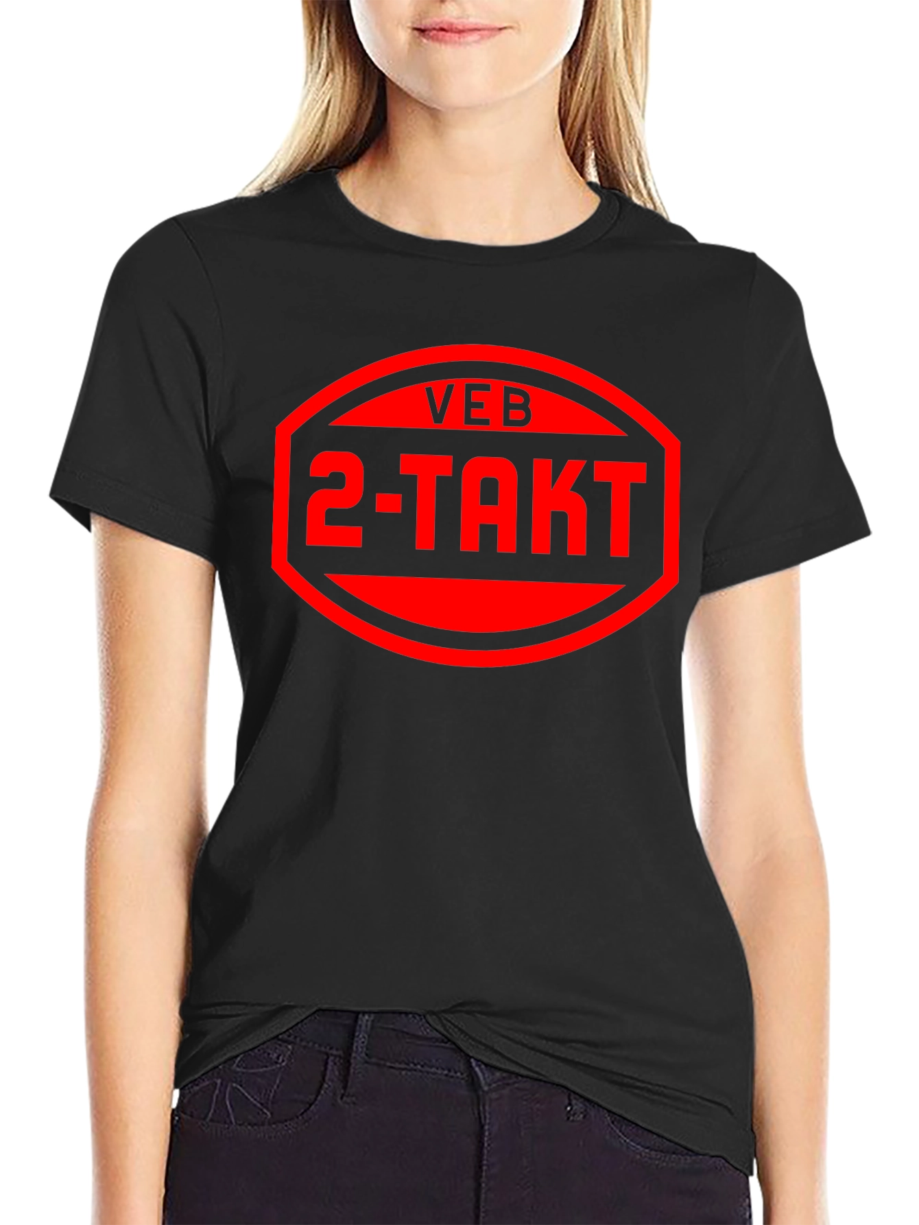 VEB 2-TAKT Black Graphic Tee