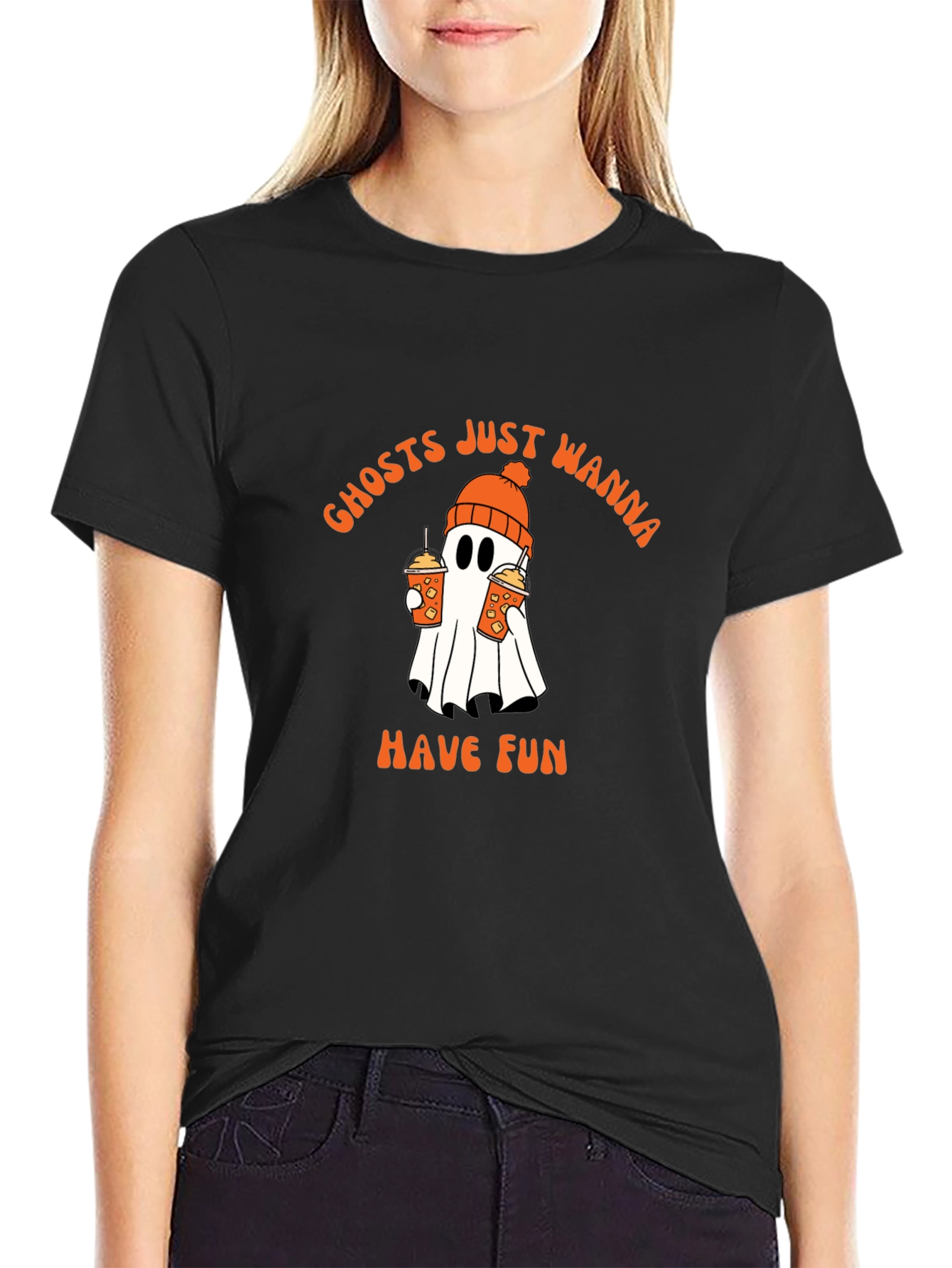 Ghost Wanna Have Fun Graphic Tee