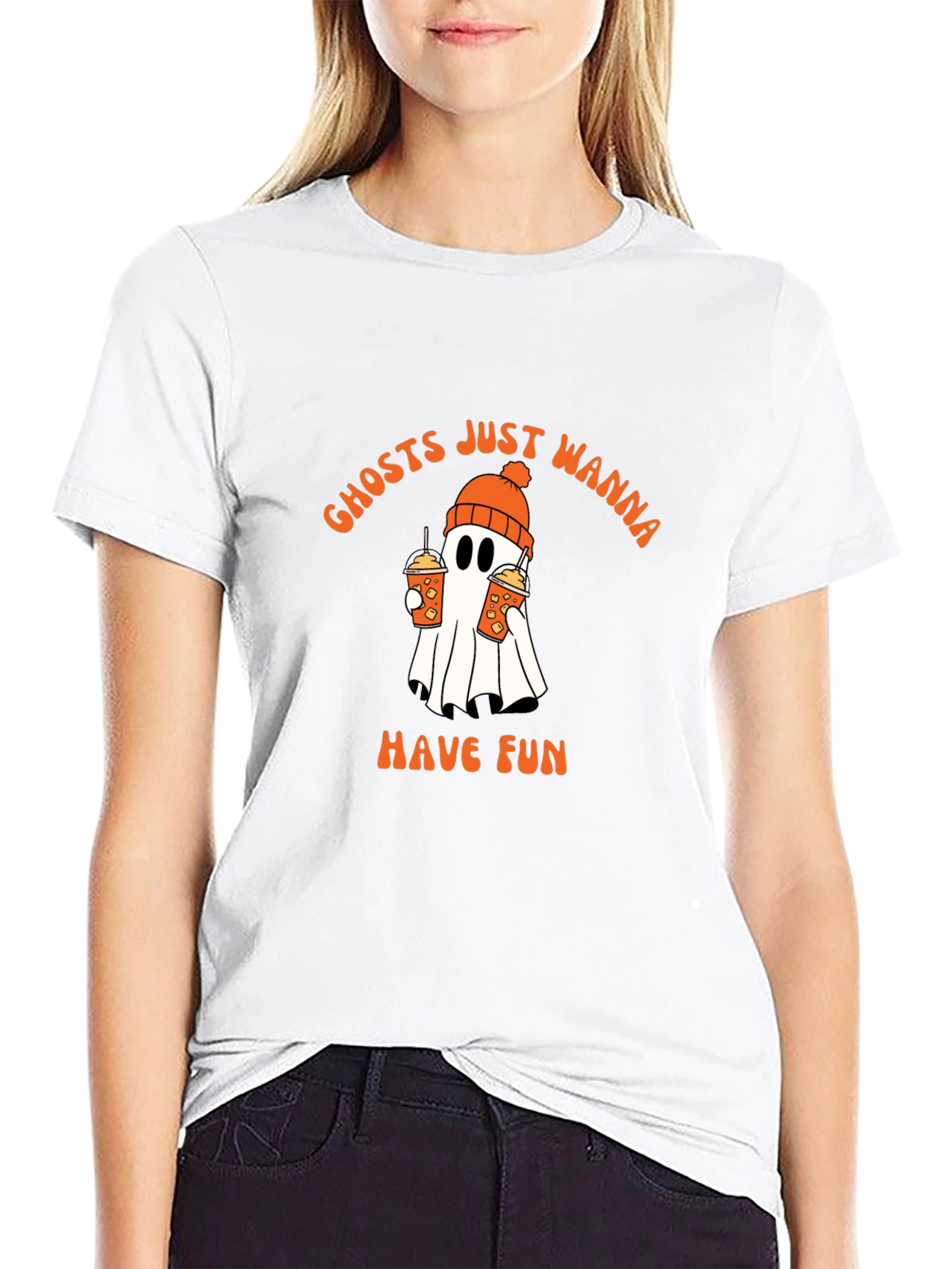 Ghost Wanna Have Fun Graphic Tee