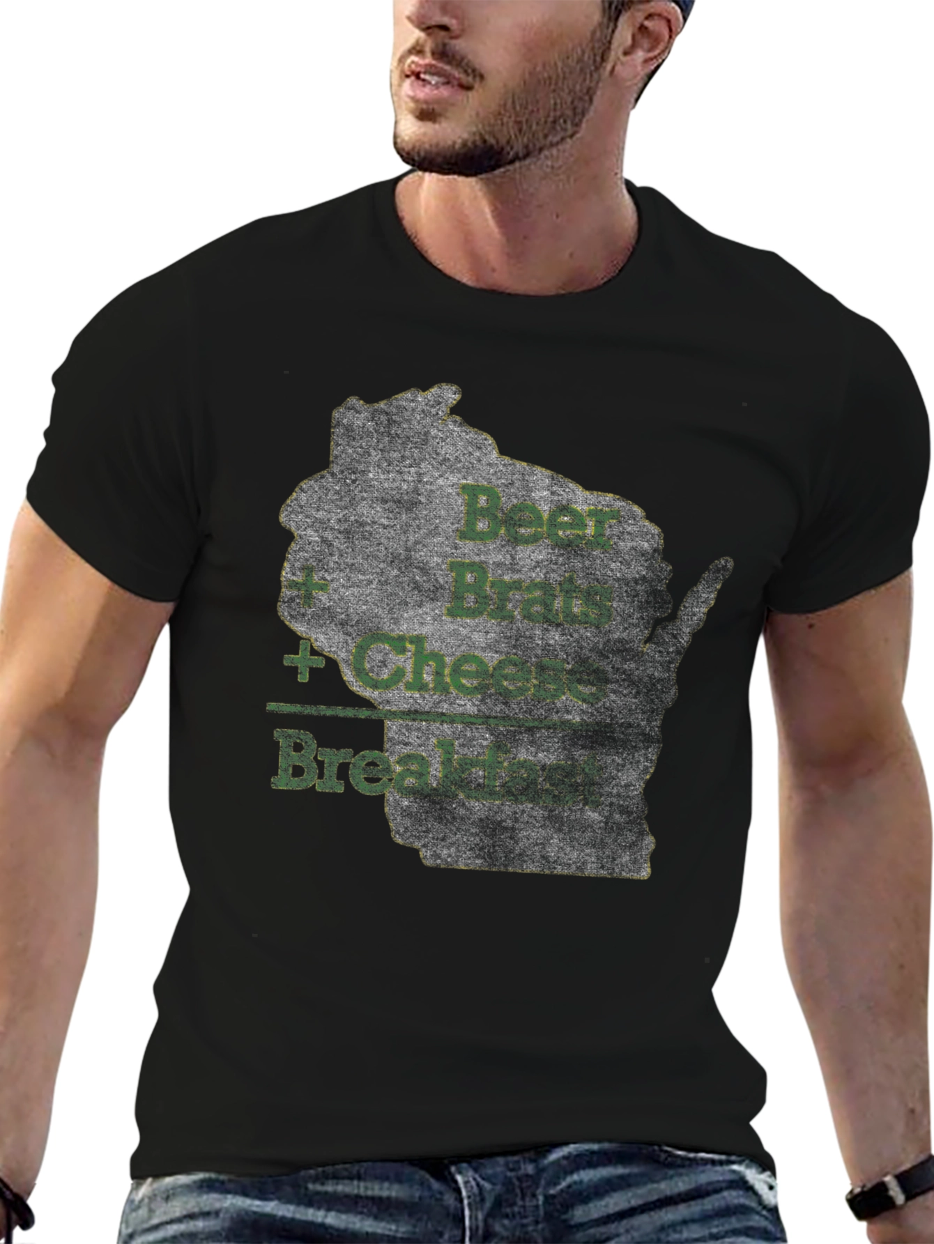 Beer Brats Cheese Breakfast Graphic Tee