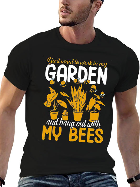 Garden & Bees Graphic T-Shirt