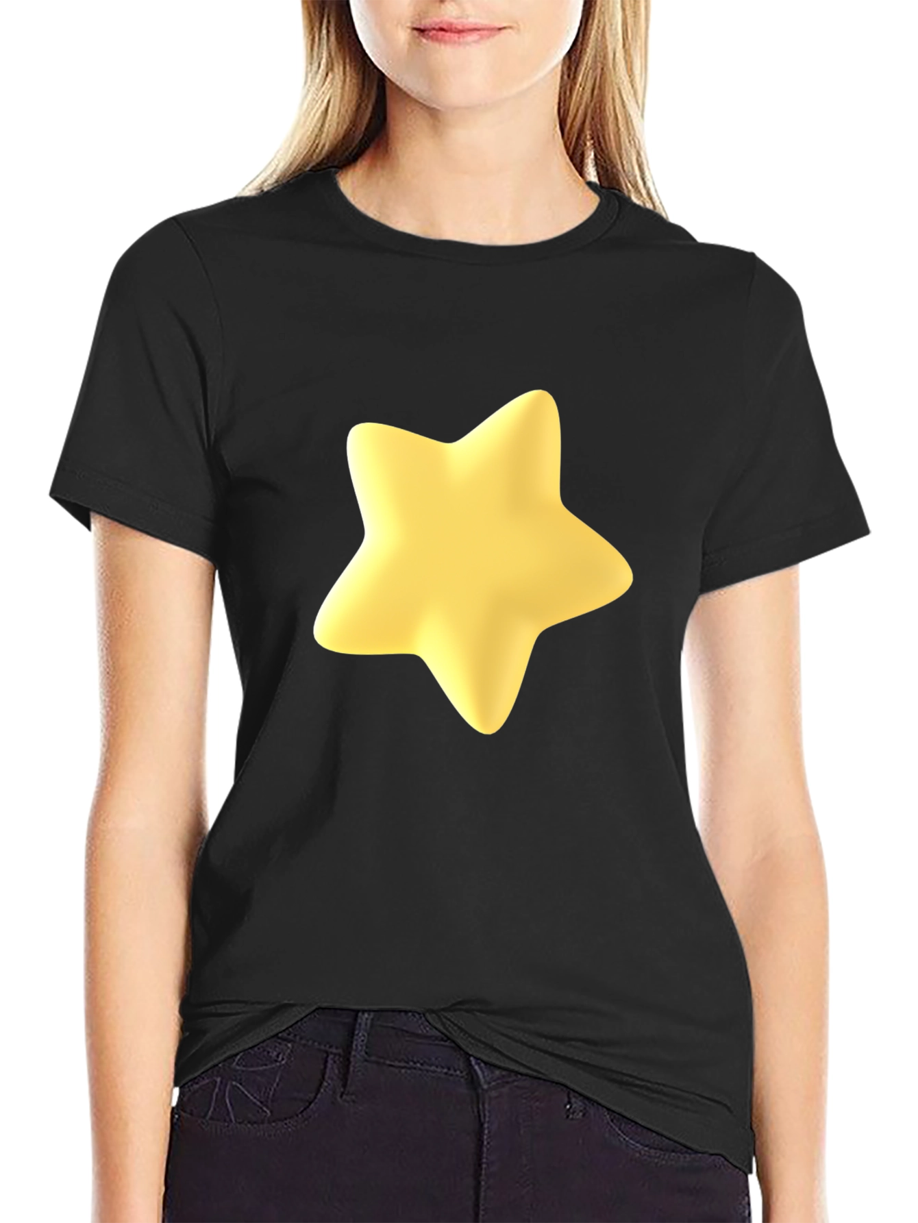 Star Graphic Black Tee