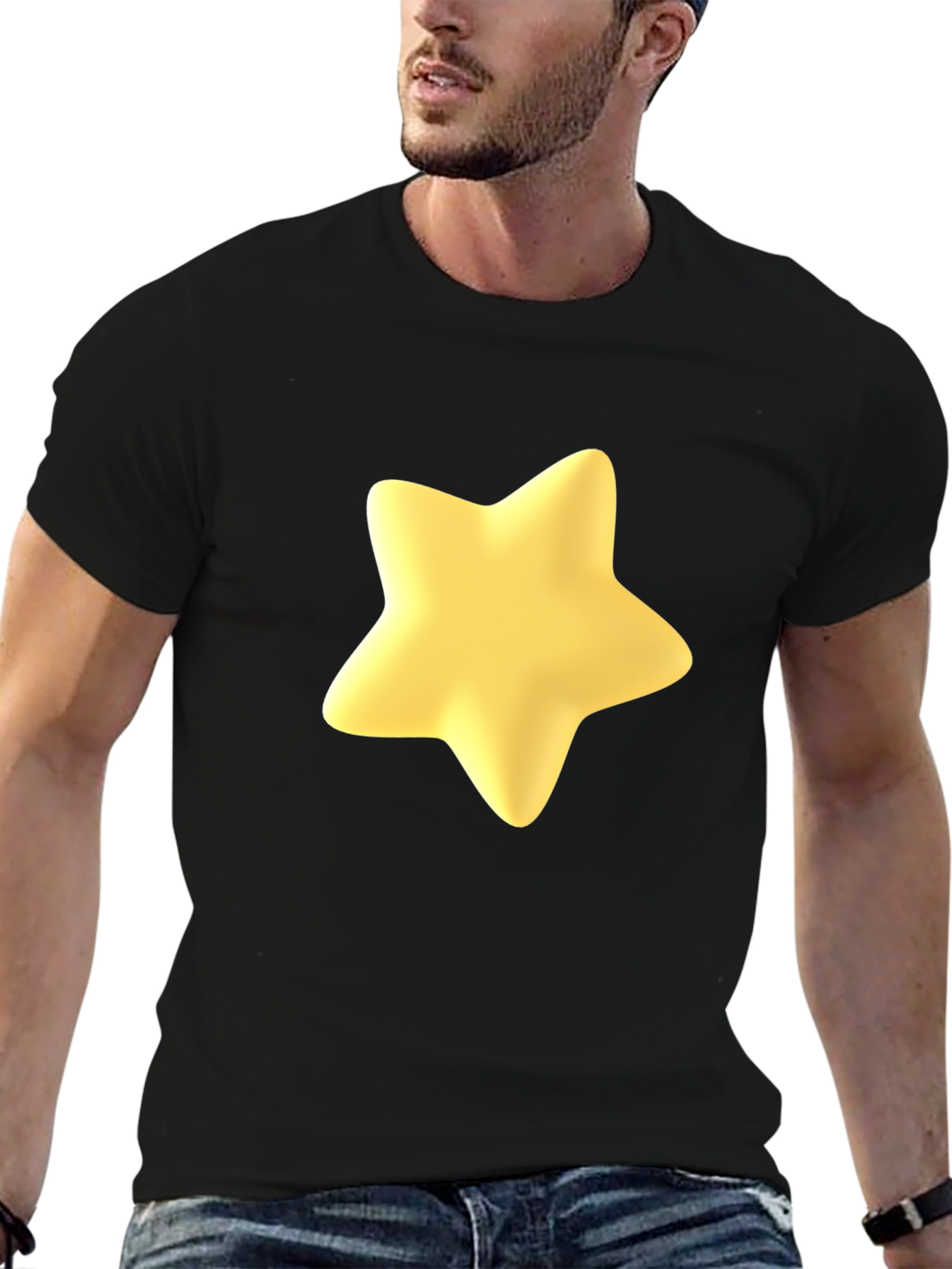 Star Graphic Black Tee