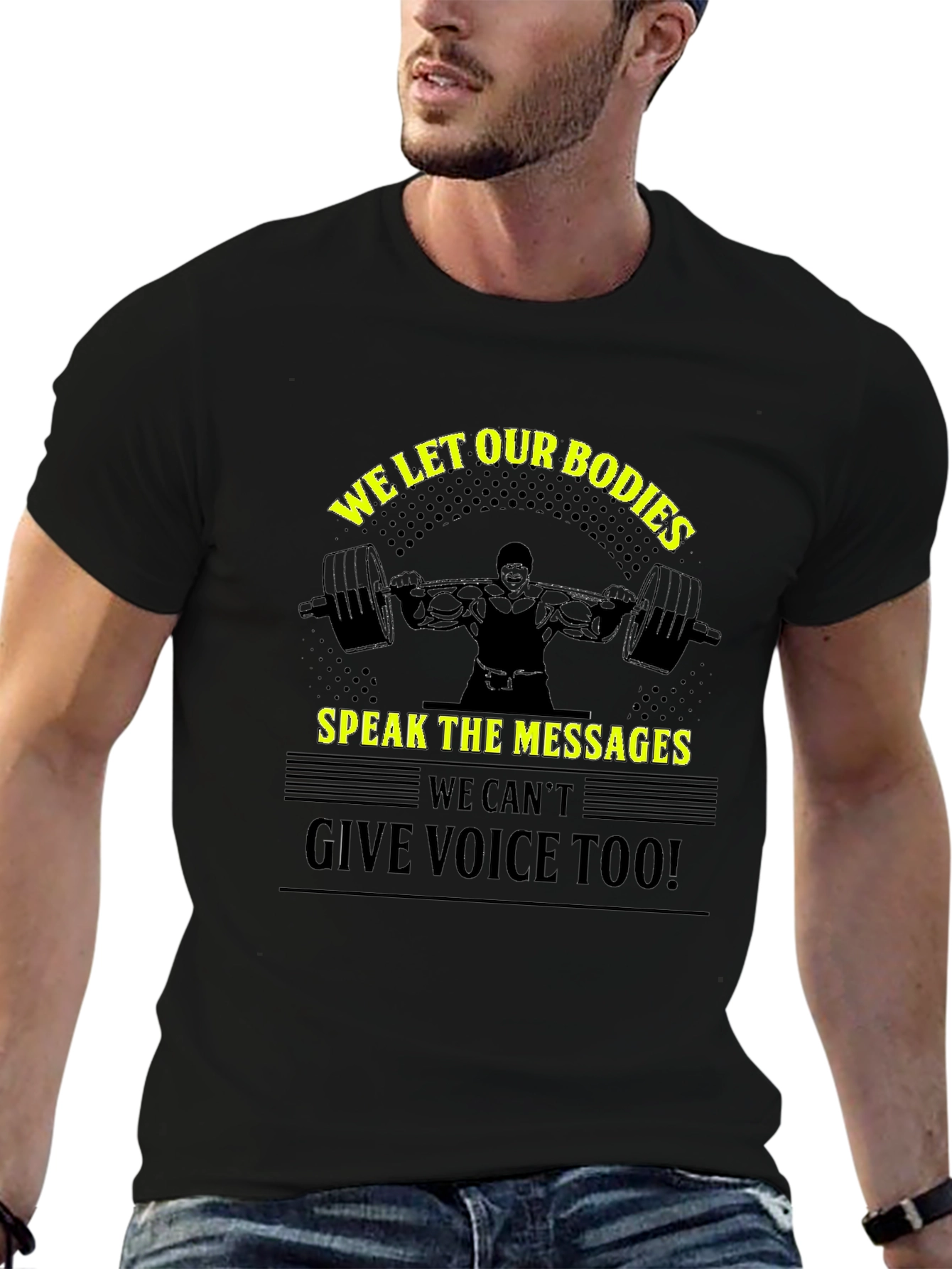 Motivational Gym Black T-Shirt