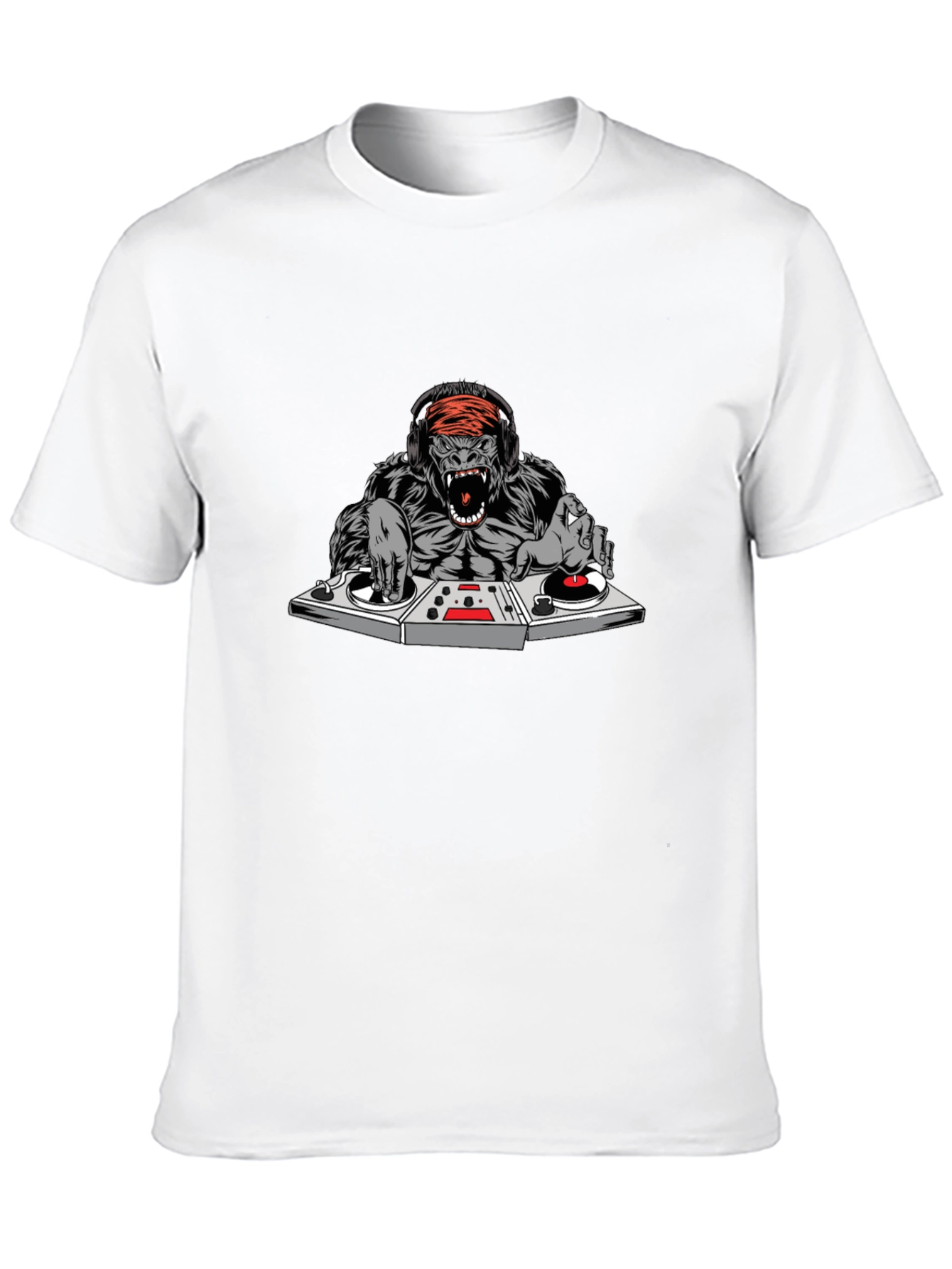 DJ Gorilla Graphic T-Shirt - Black