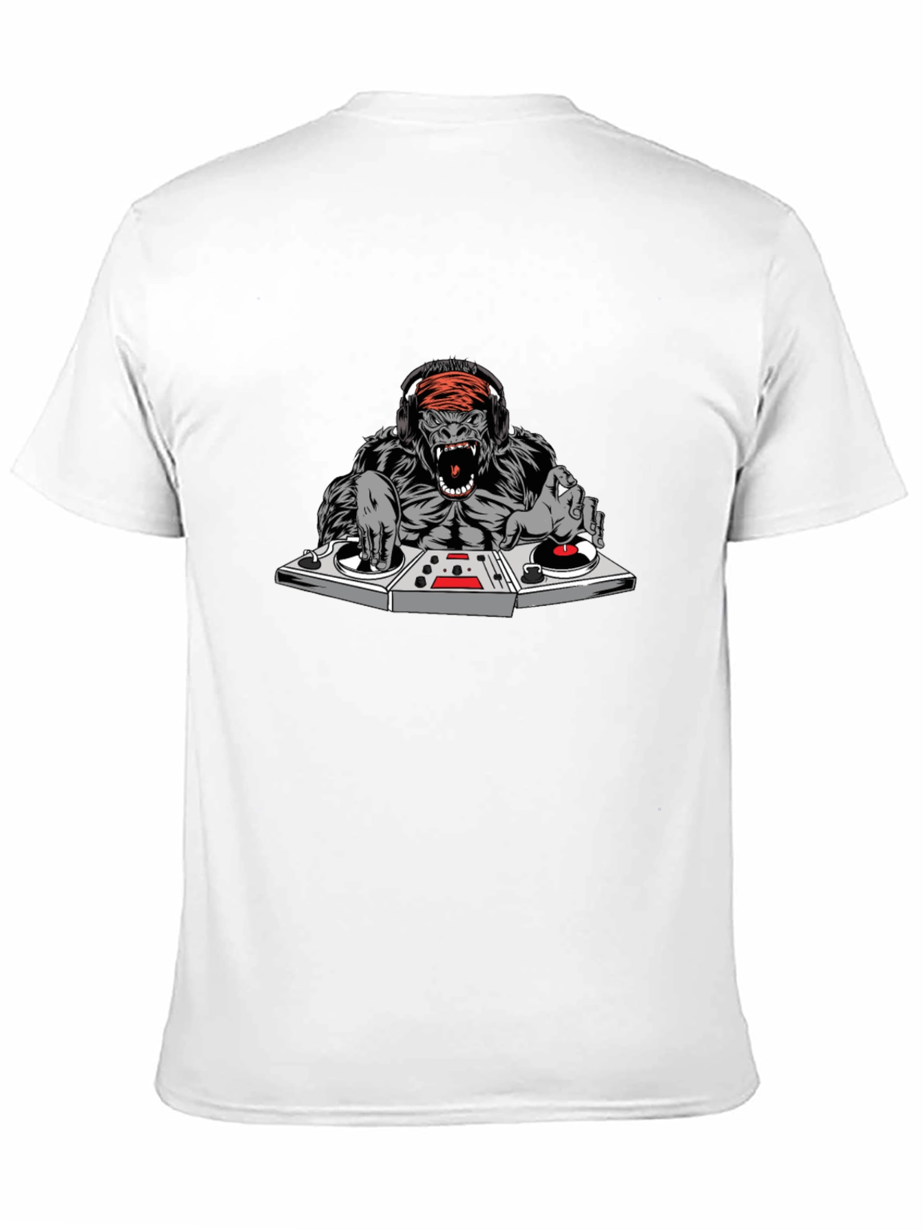 DJ Gorilla Graphic T-Shirt - Black