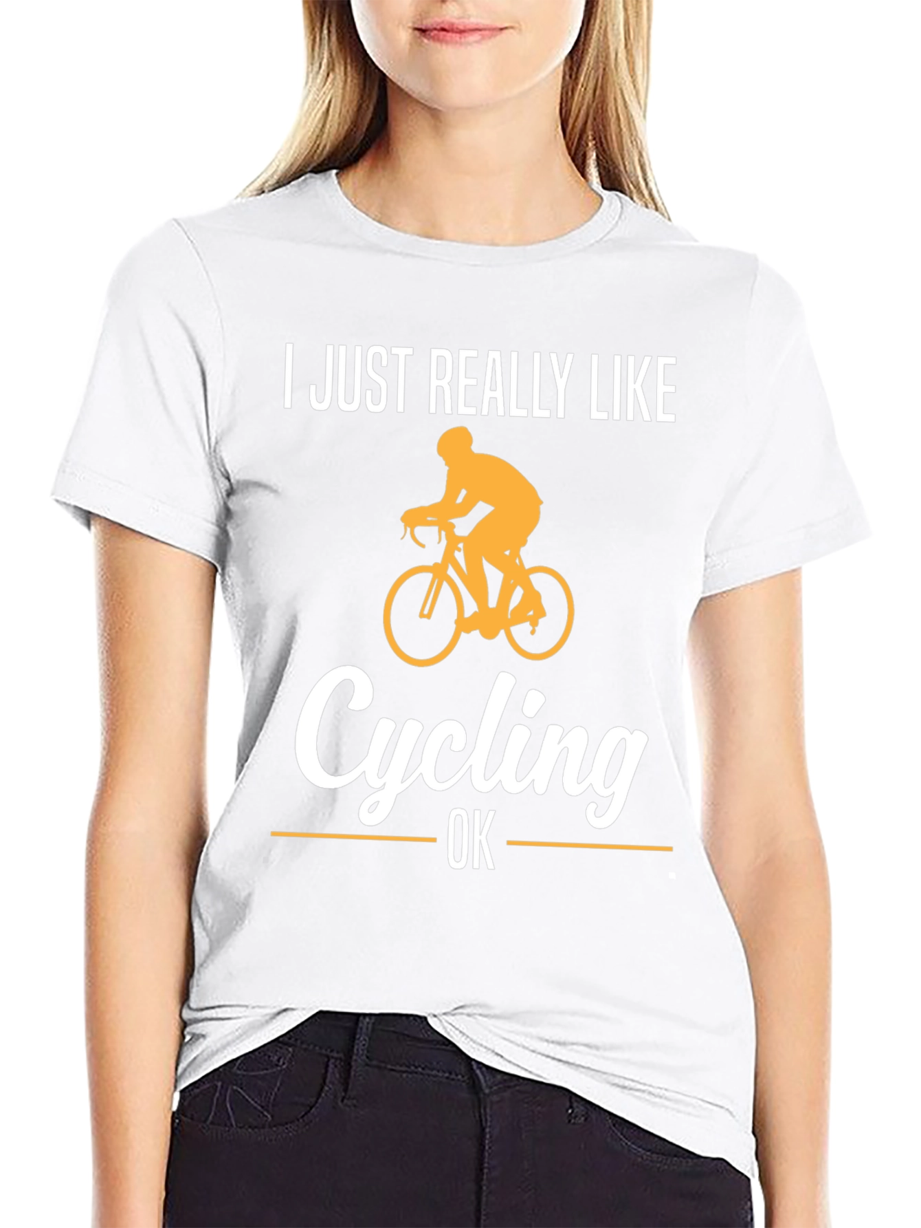 Cycling Fan T-Shirt - I Just Really Like Cycling