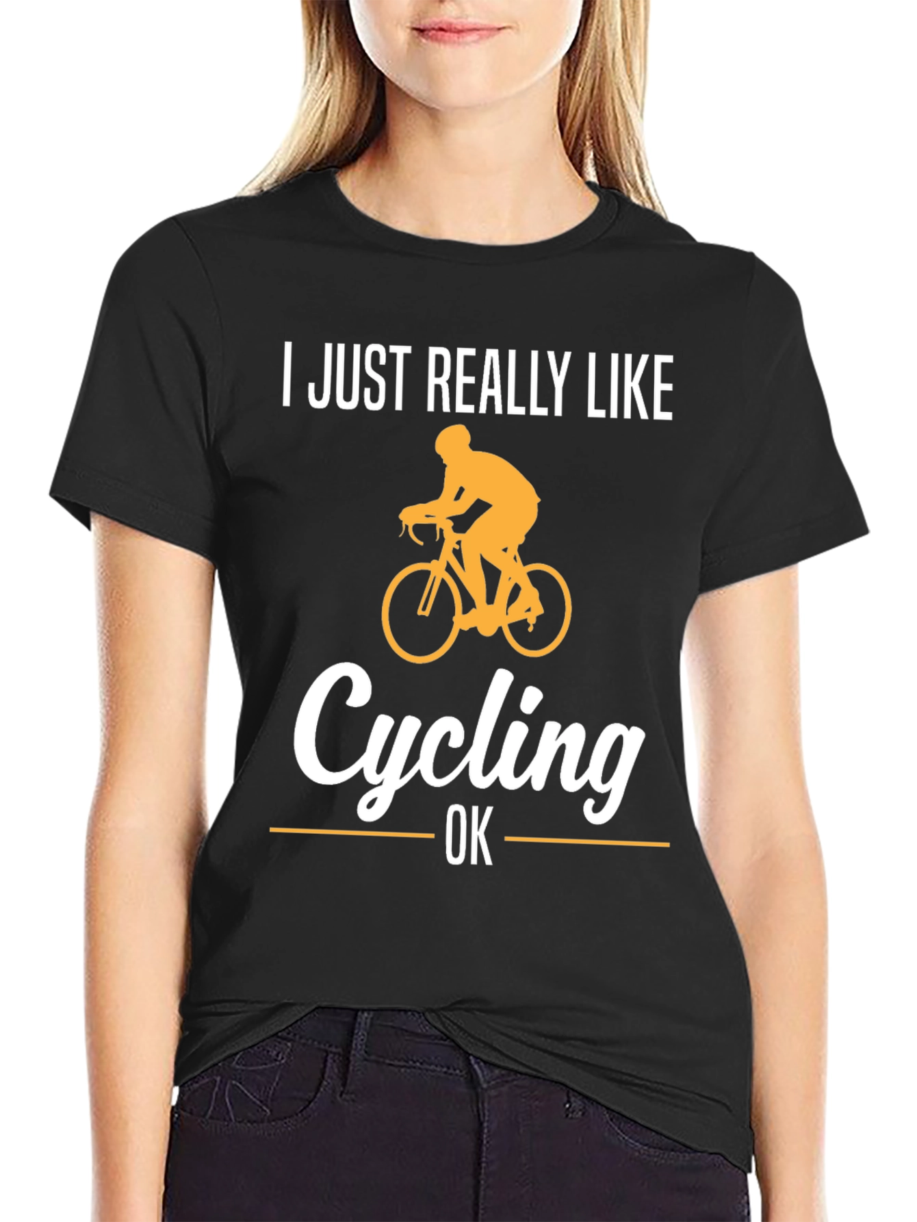 Cycling Fan T-Shirt - I Just Really Like Cycling