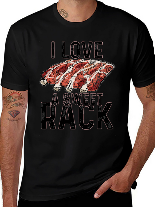 I Love a Sweet Rack Ribs Graphic T-Shirt