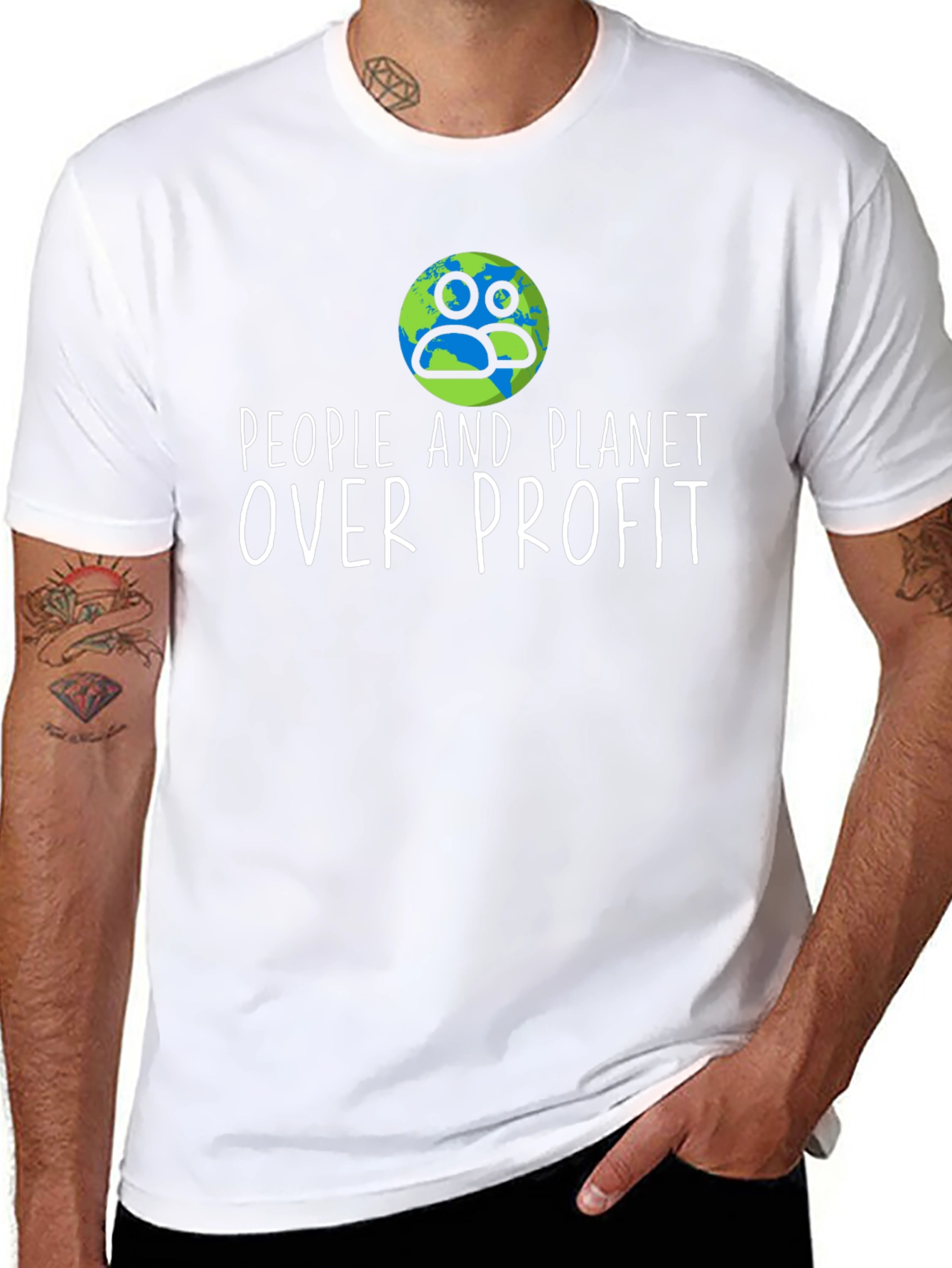 People and Planet Over Profit T-Shirt