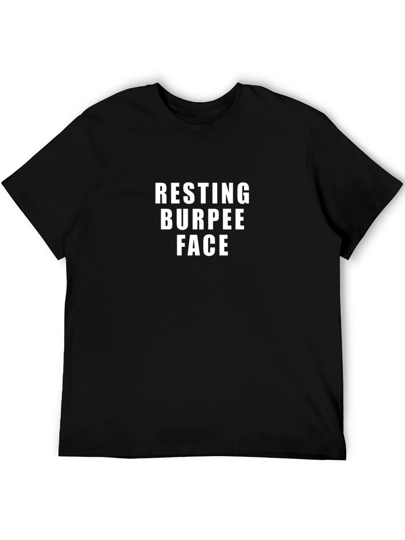 Resting Burpee Face T-Shirt - Workout Apparel
