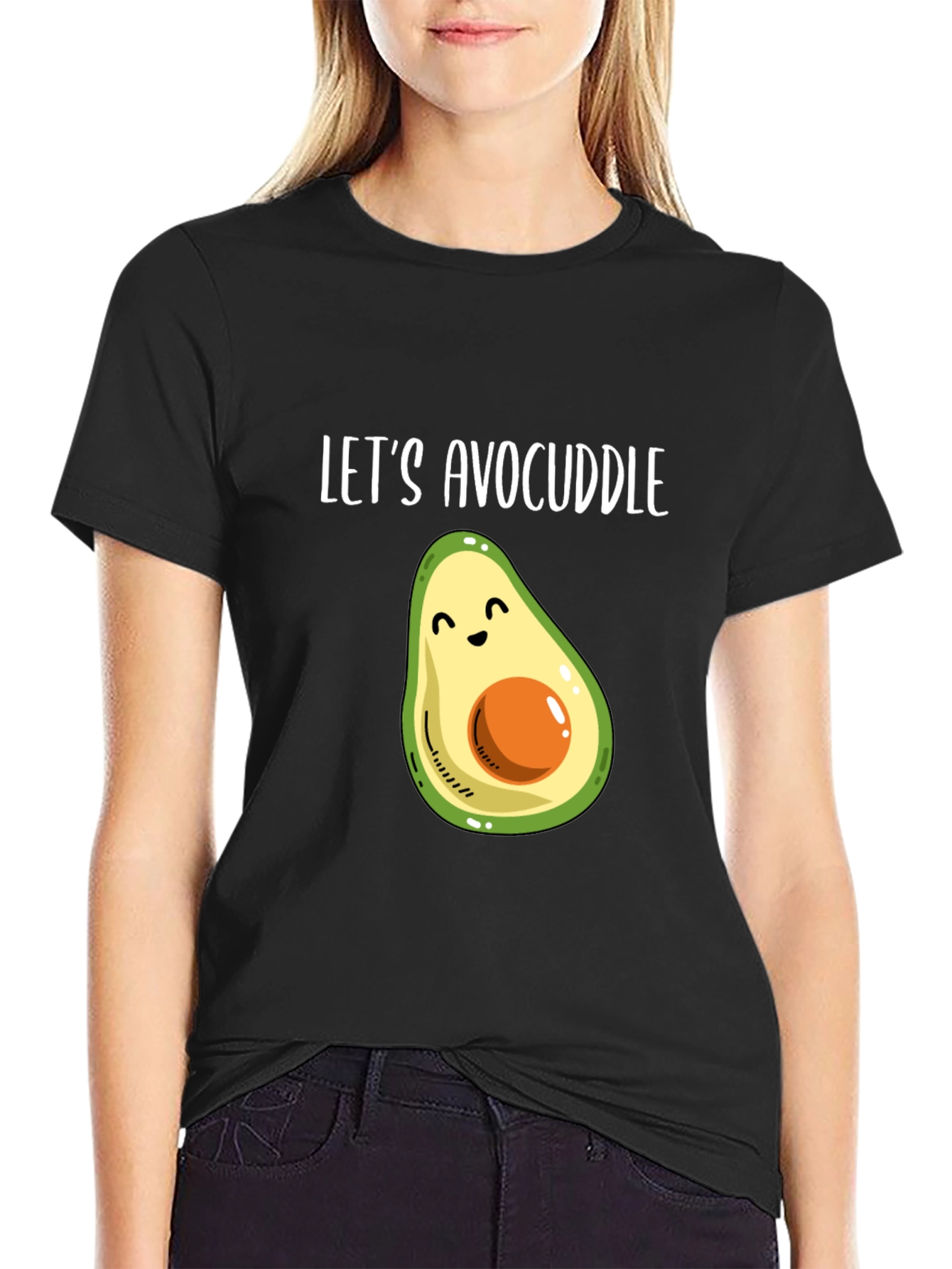 Lets Avocuddle Graphic T-Shirt