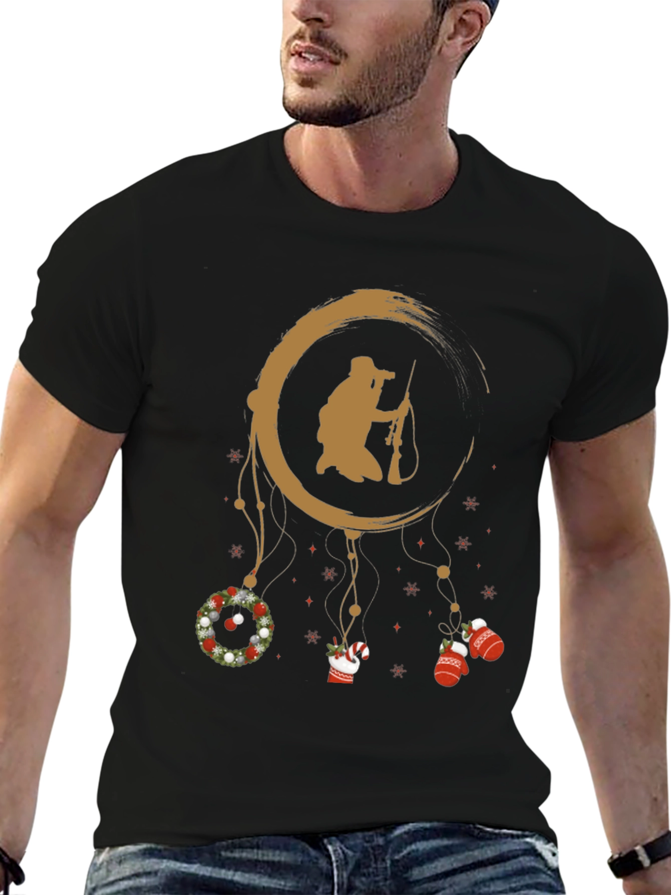 Hunter Christmas Dreamcatcher Graphic Tee