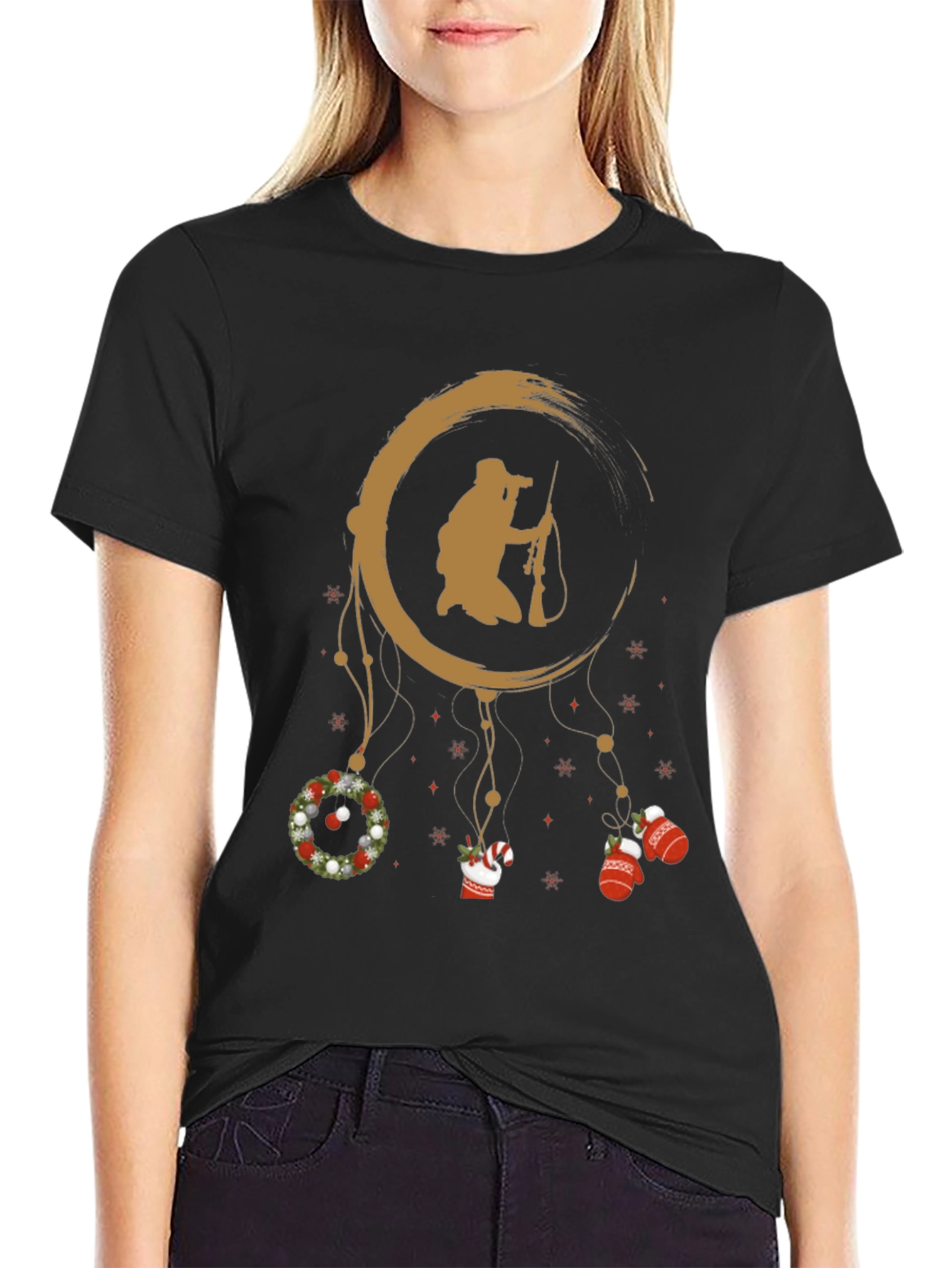 Hunter Christmas Dreamcatcher Graphic Tee