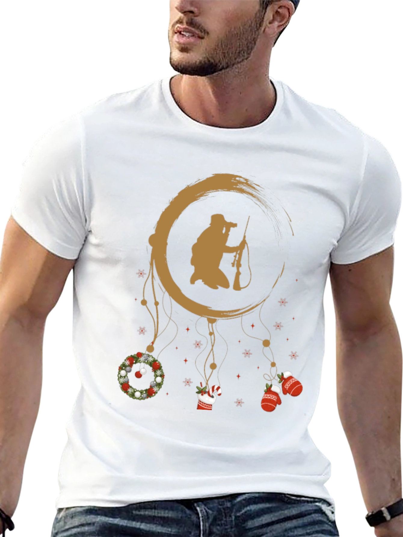 Hunter Christmas Dreamcatcher Graphic Tee
