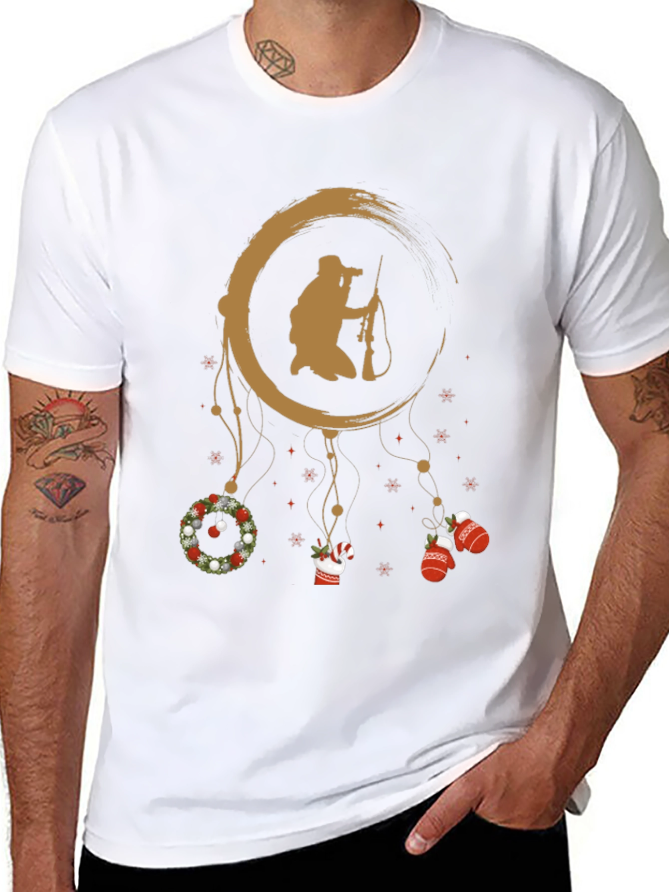 Hunter Christmas Dreamcatcher Graphic Tee
