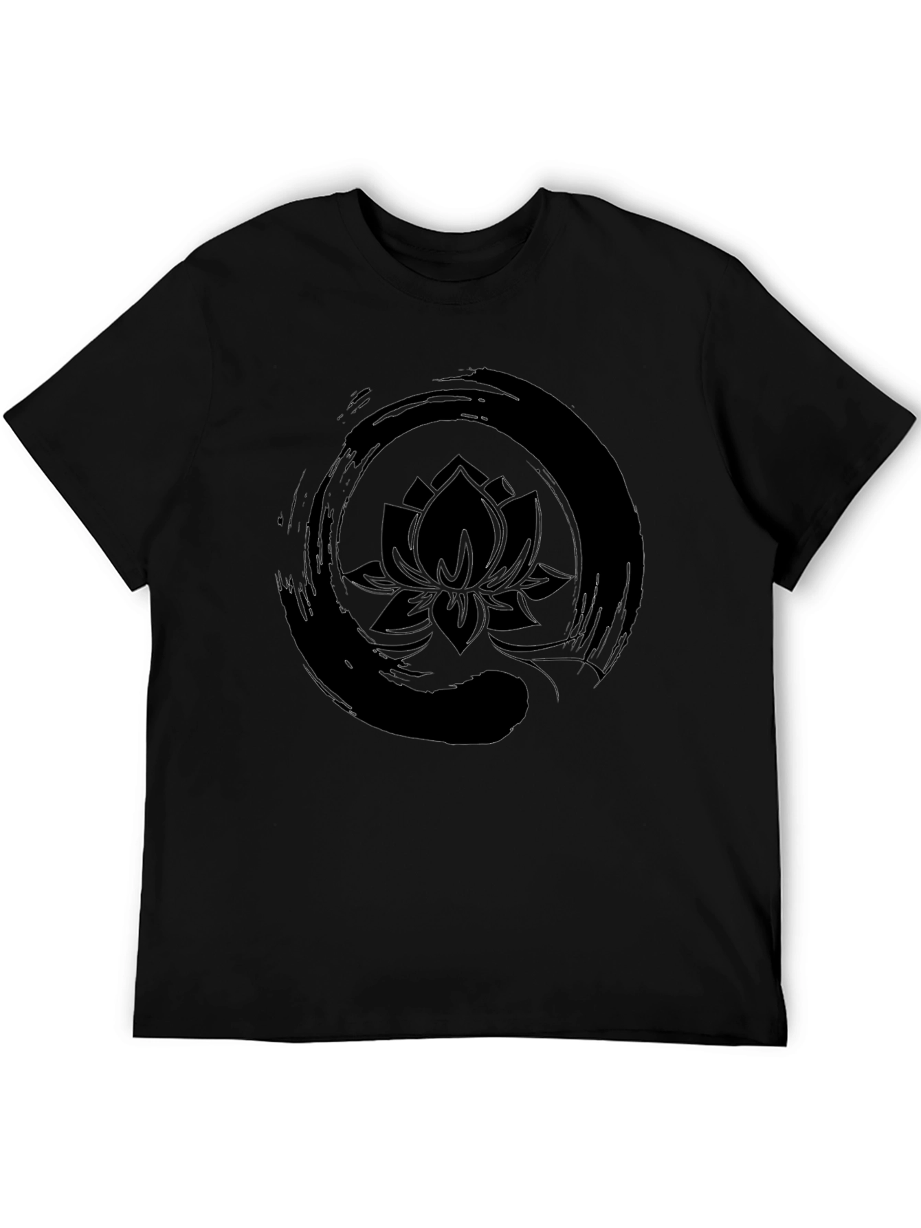 Enso Lotus Black T-Shirt