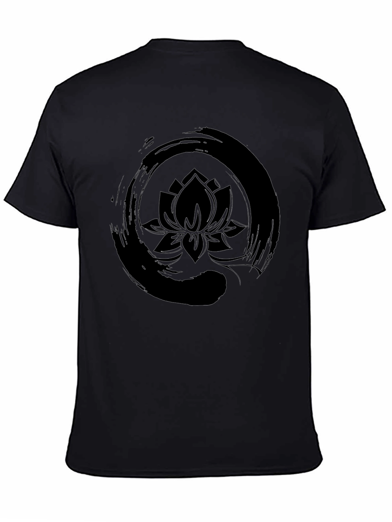 Enso Lotus Black T-Shirt
