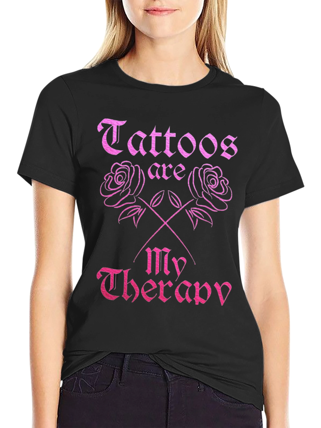 Tattoos are My Therapy Graphic Tee