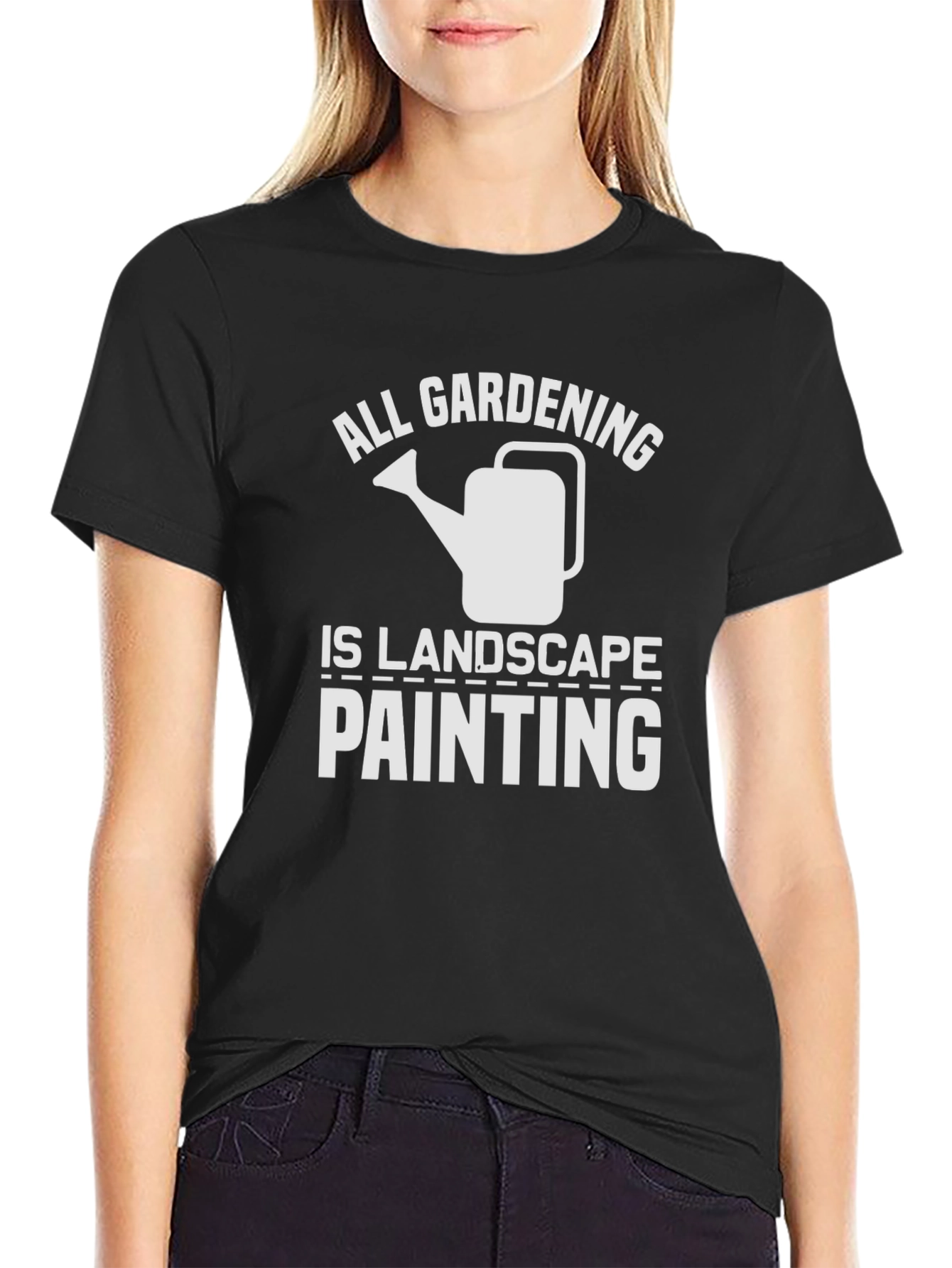 Gardening Landscape Painting Graphic Tee