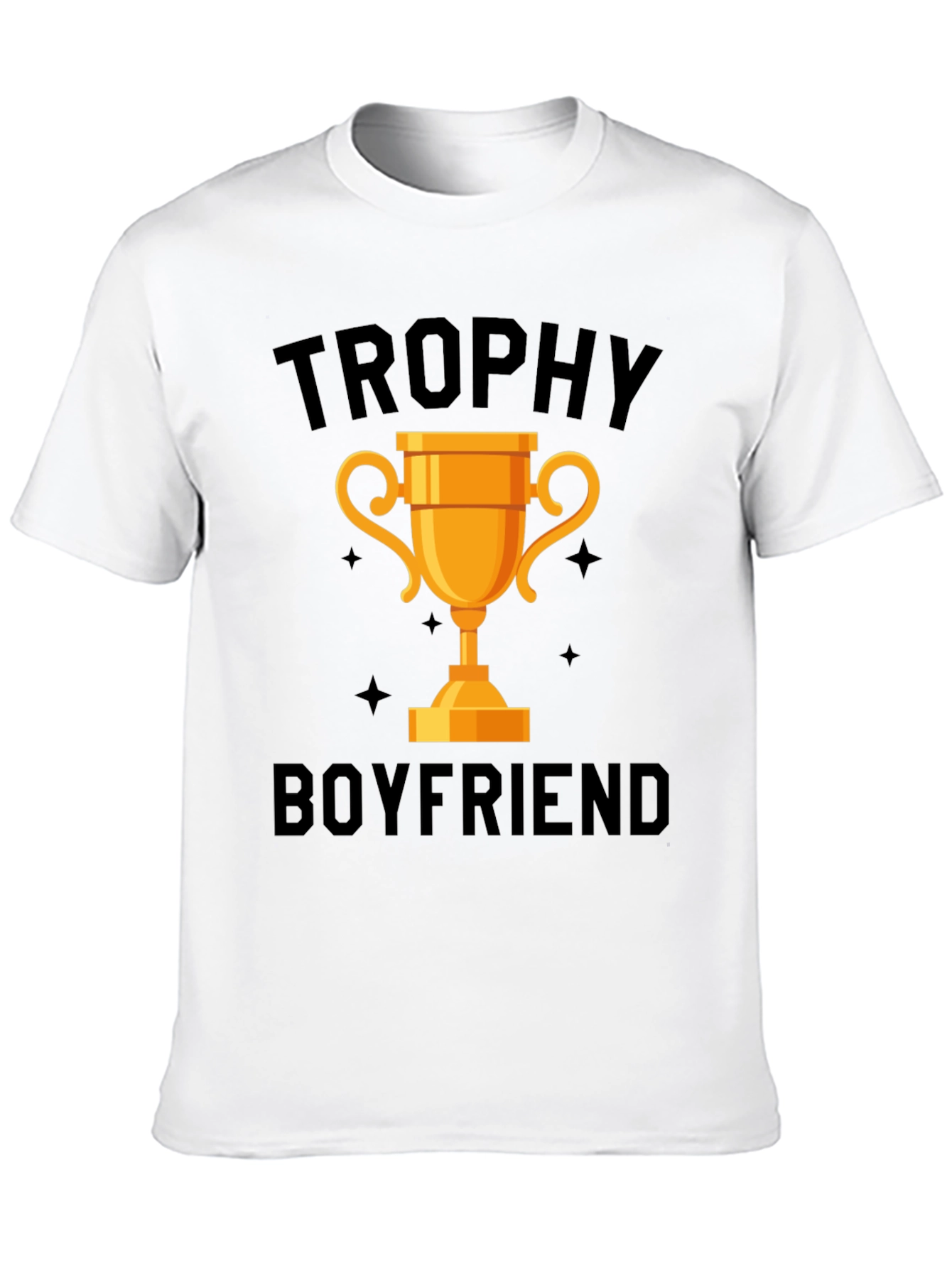 Trophy Boyfriend Graphic Tee - Award Winning Style