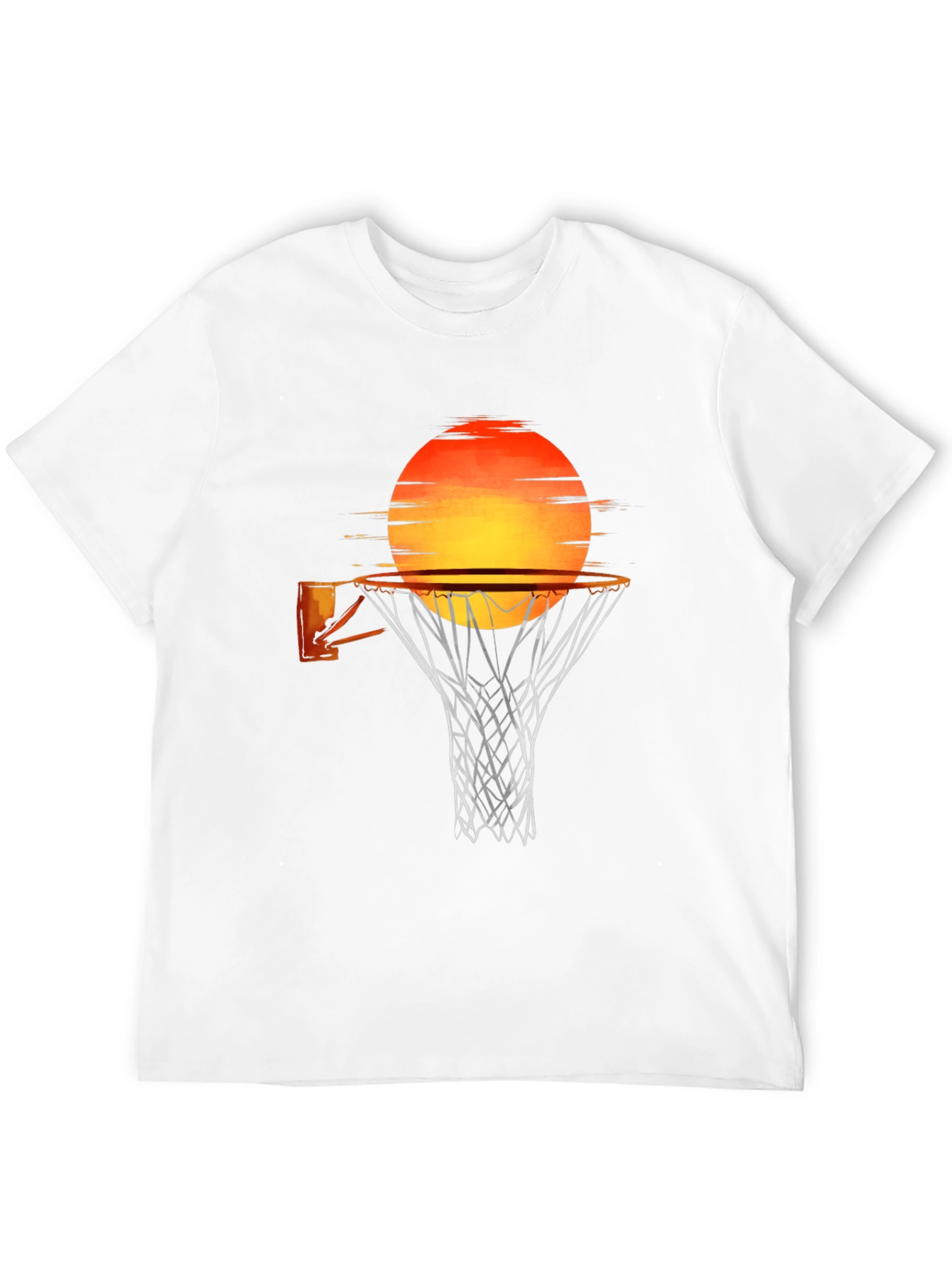 Sunset Basketball T-Shirt - Black
