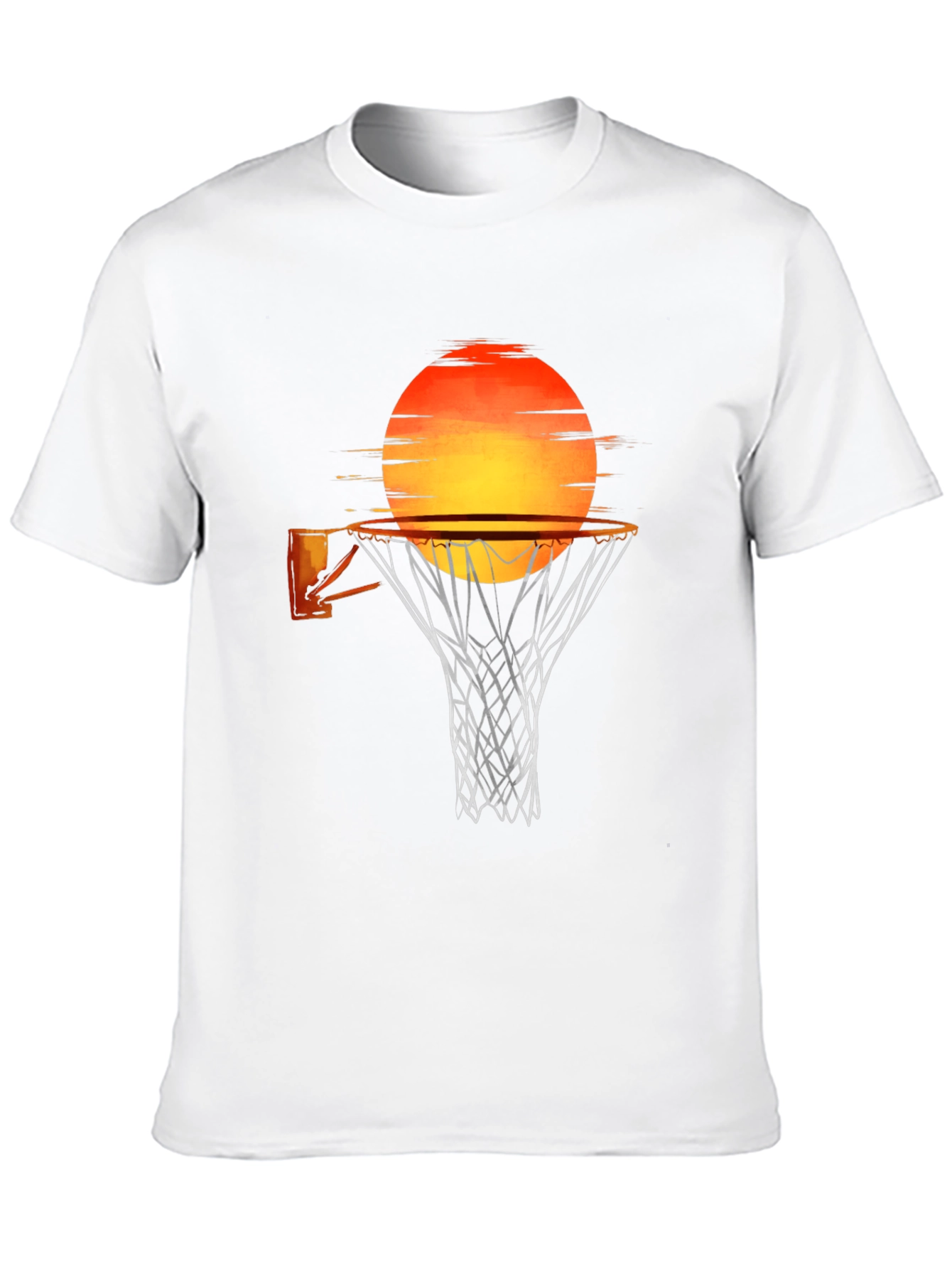 Sunset Basketball T-Shirt - Black
