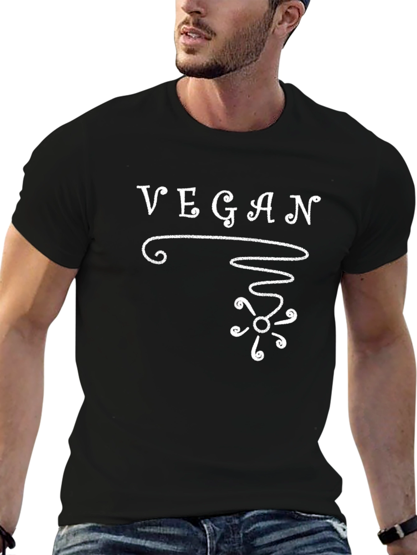 Vegan Graphic T-Shirt - Stylish & Comfortable