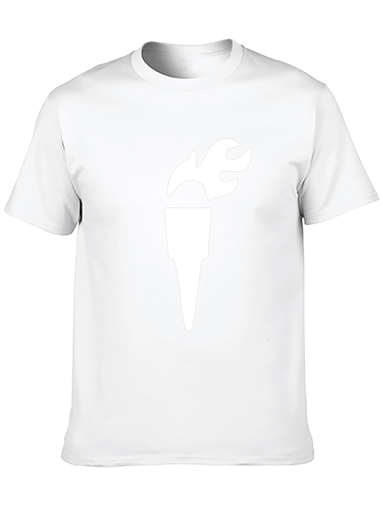 Torch Graphic Tee - Black Cotton T-Shirt