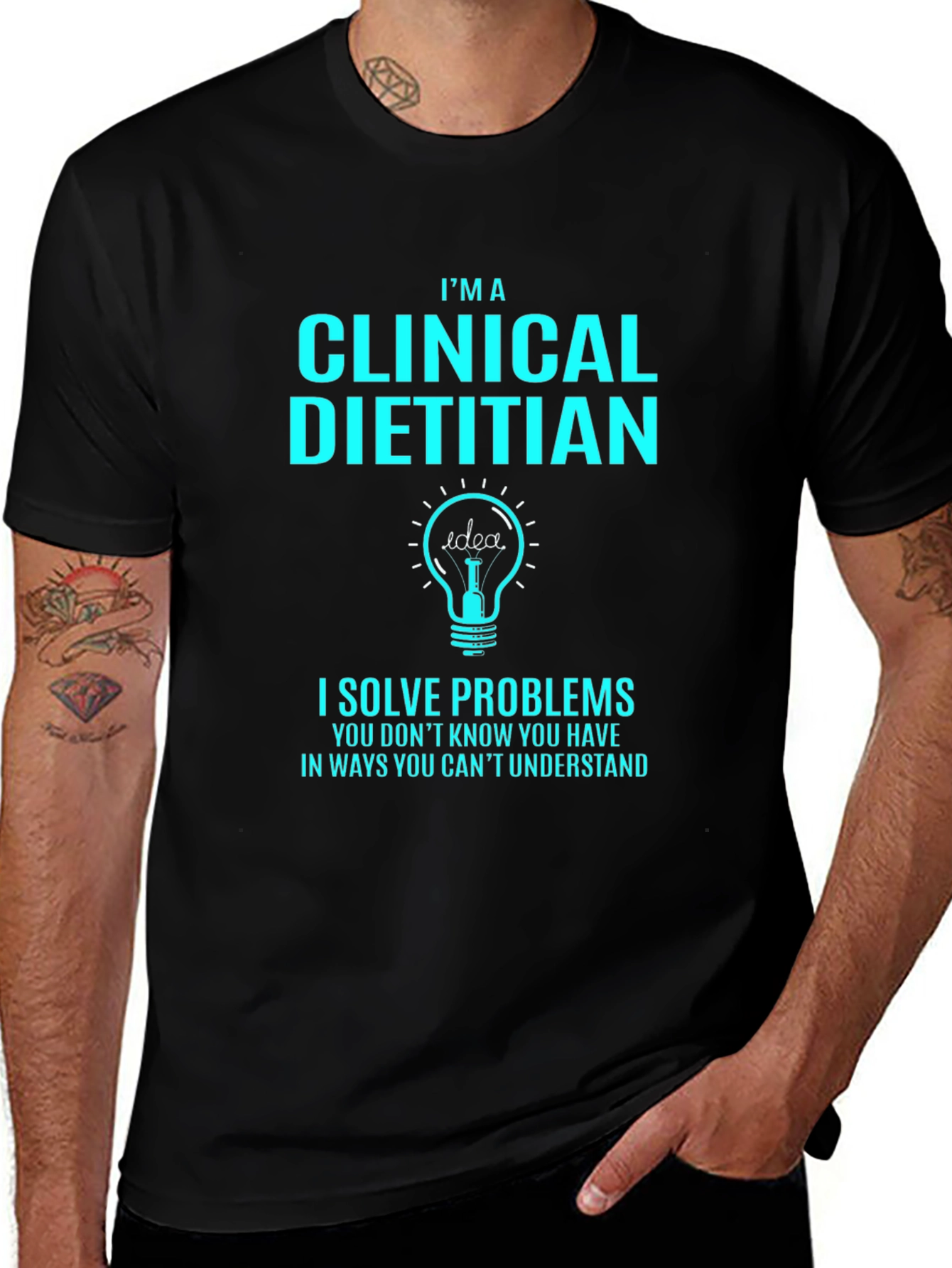 Clinical Dietitian T-Shirt - I Solve Problems