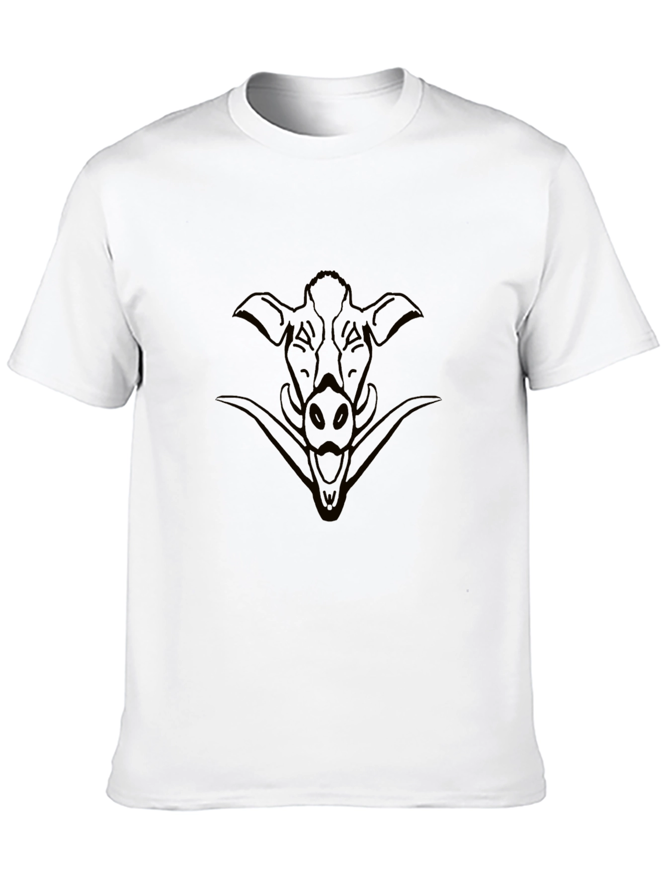 Wild Boar Graphic Black T-Shirt
