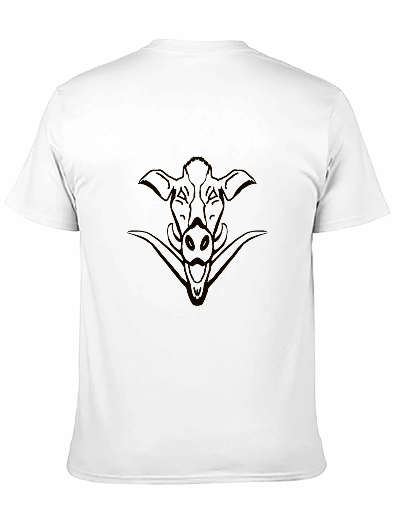 Wild Boar Graphic Black T-Shirt