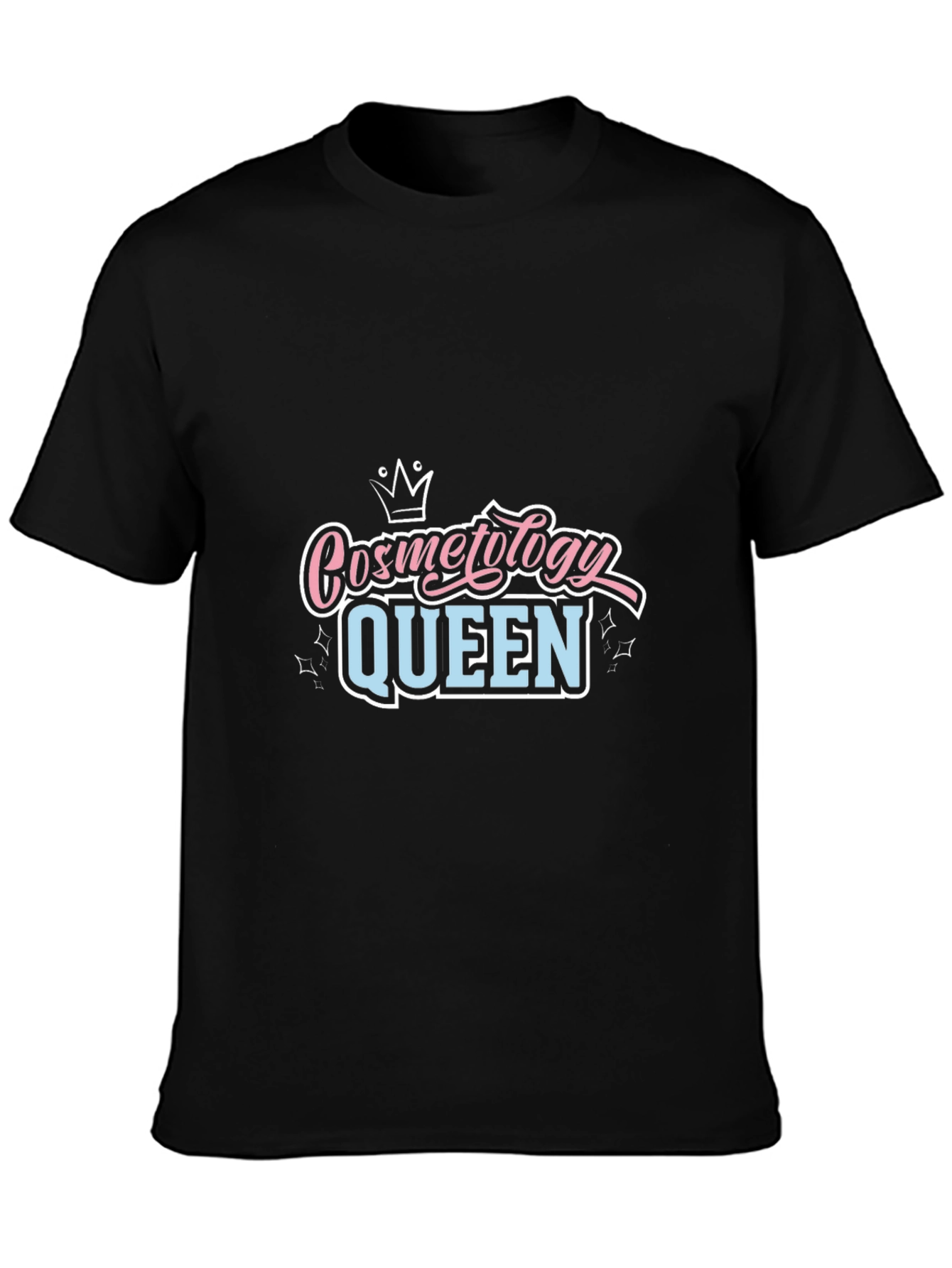 Cosmetology Queen Black T-Shirt