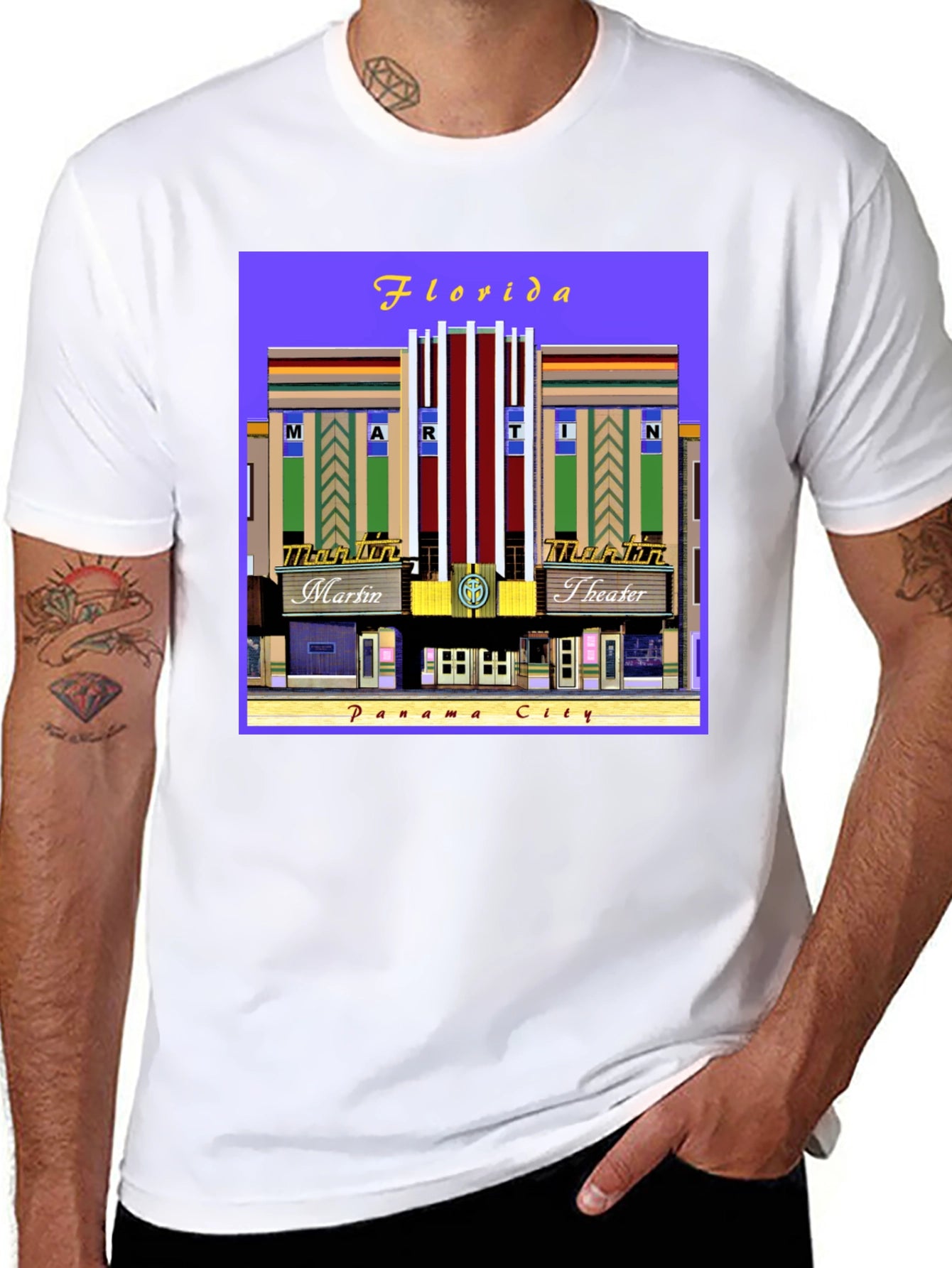 Martin Theater Florida T-Shirt - Panama City