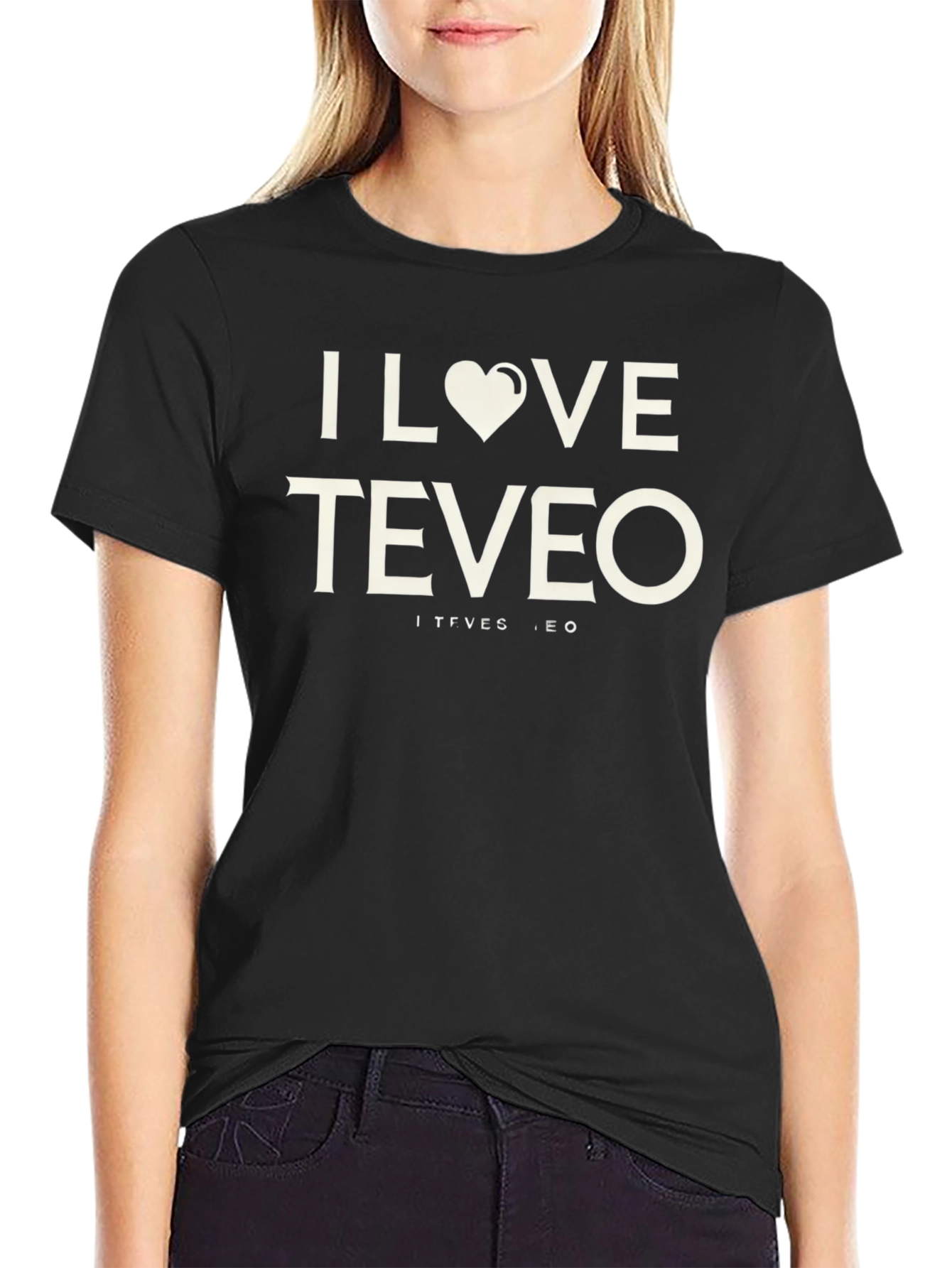 I Heart Teveo Graphic Tee - Soft Cotton Blend