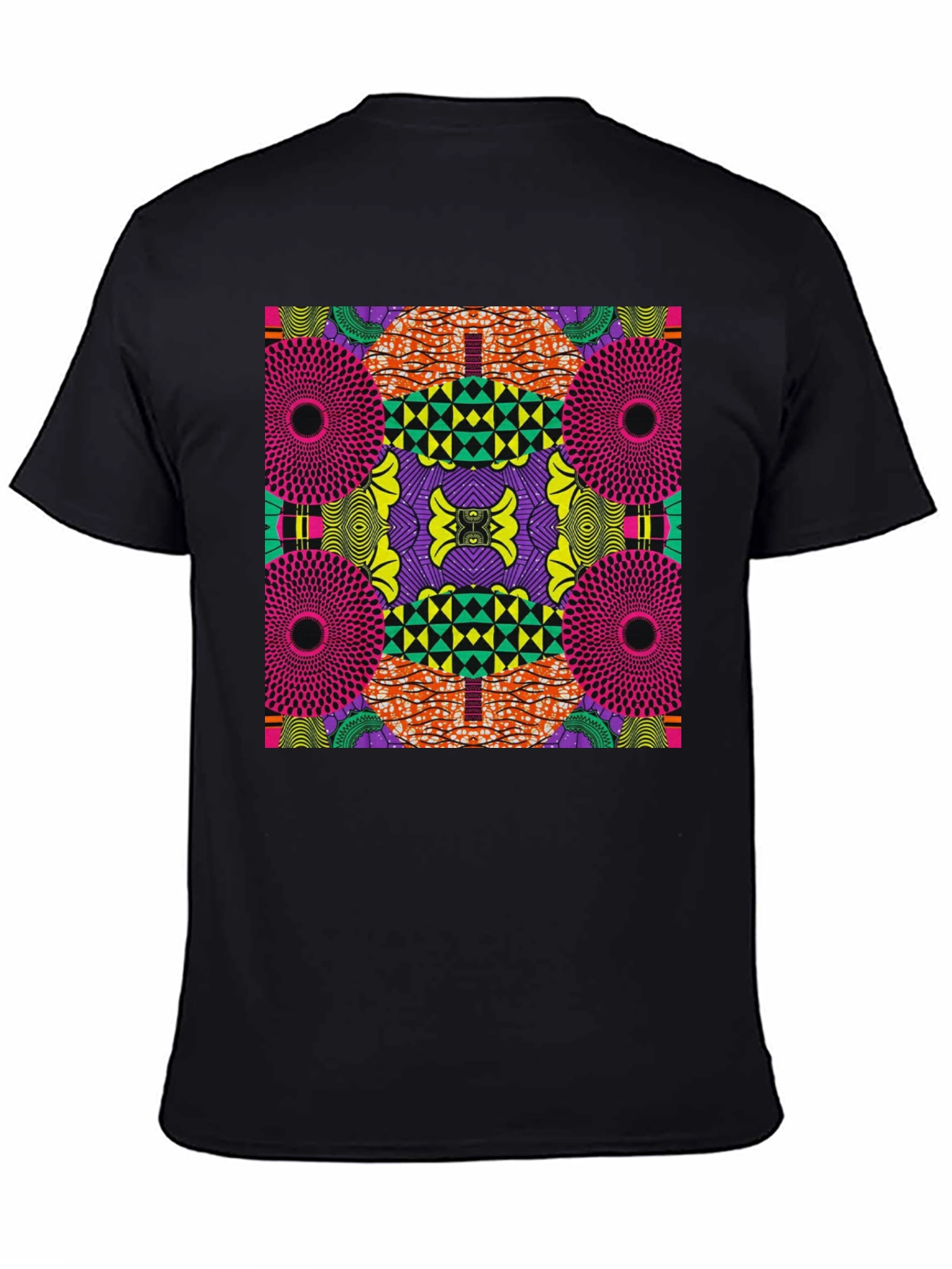 Bold African Print Graphic Tee - Statement Style