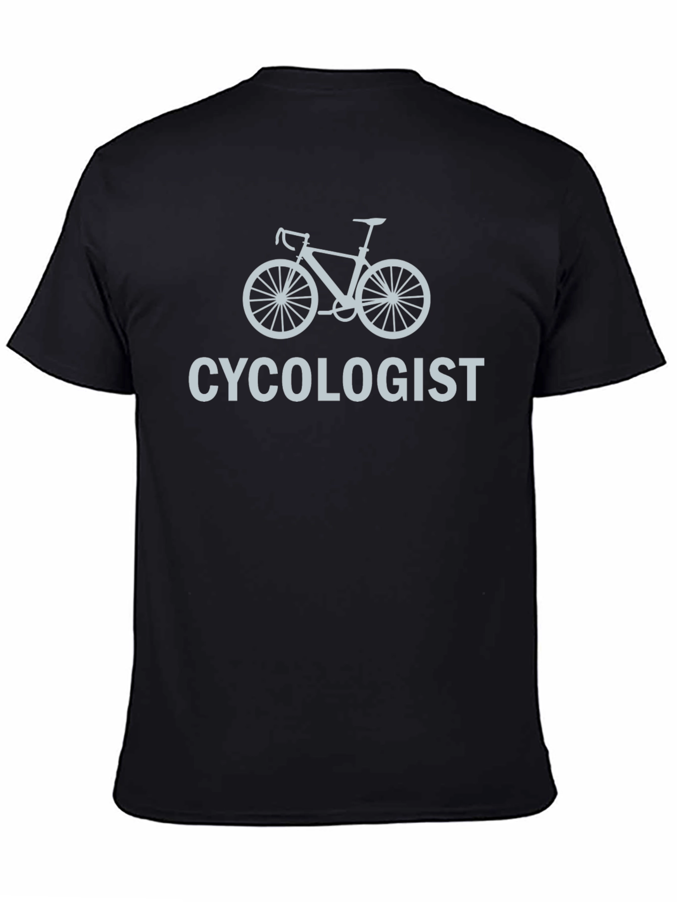 Cycologist Funny Bike T-Shirt - Black