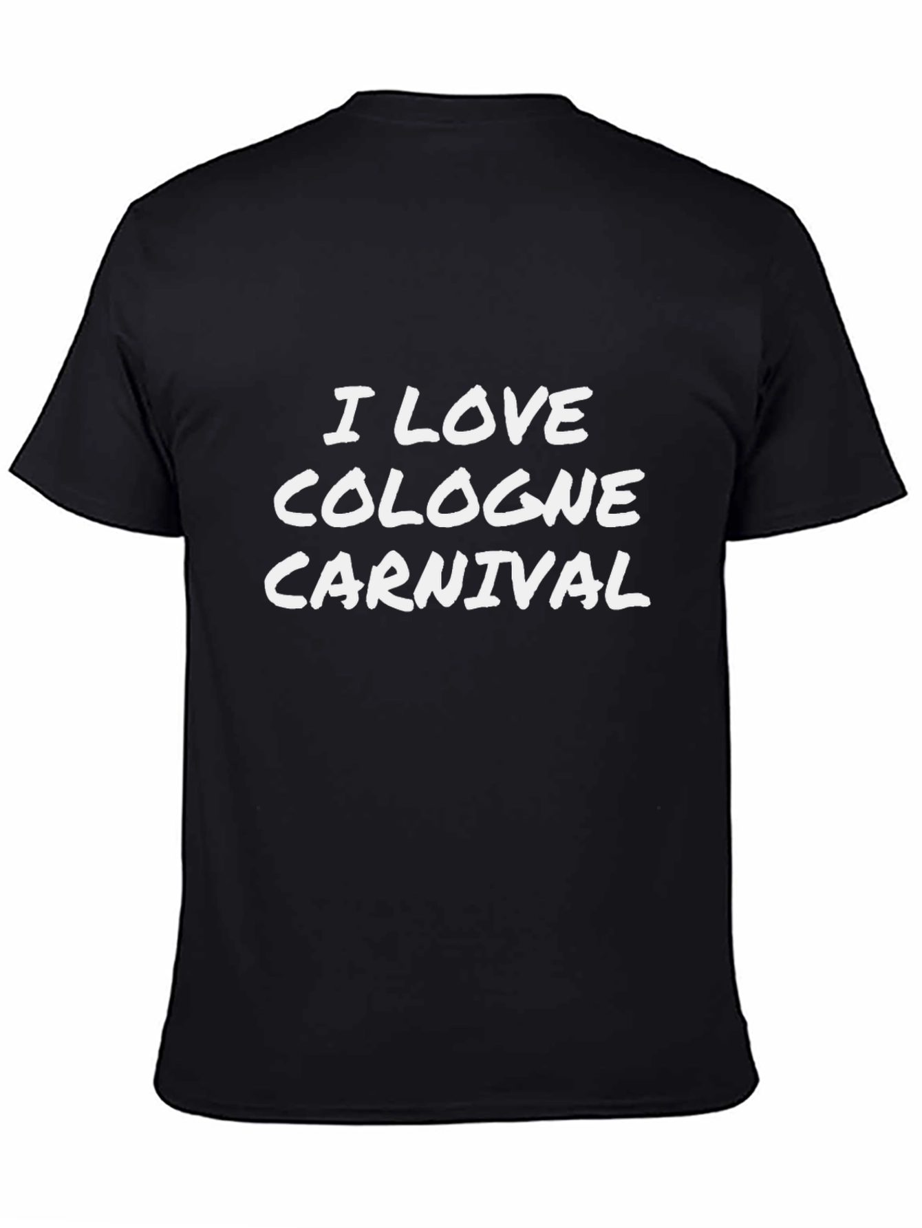 I Love Cologne Carnival Black T-Shirt