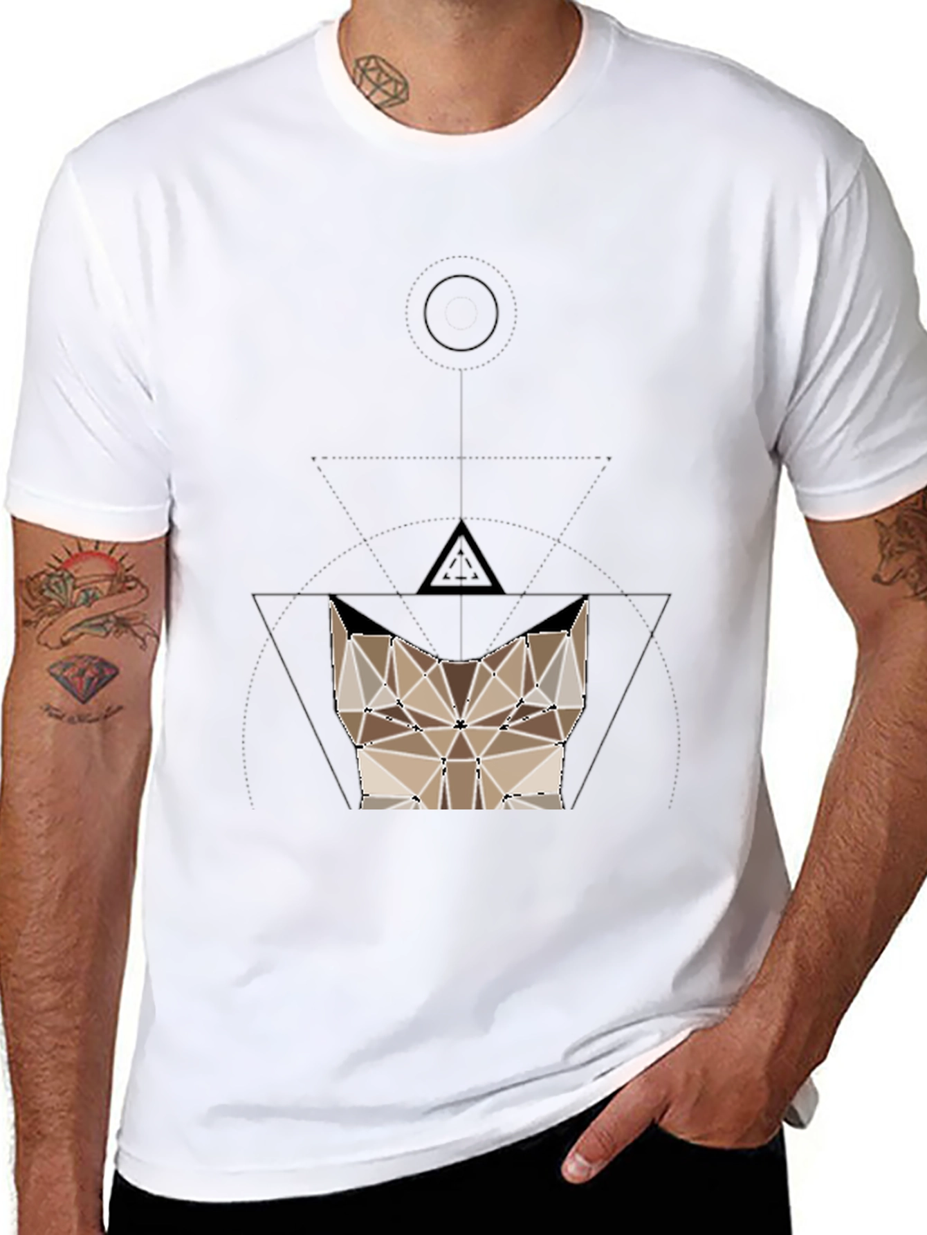 Geometric Animal T-Shirt