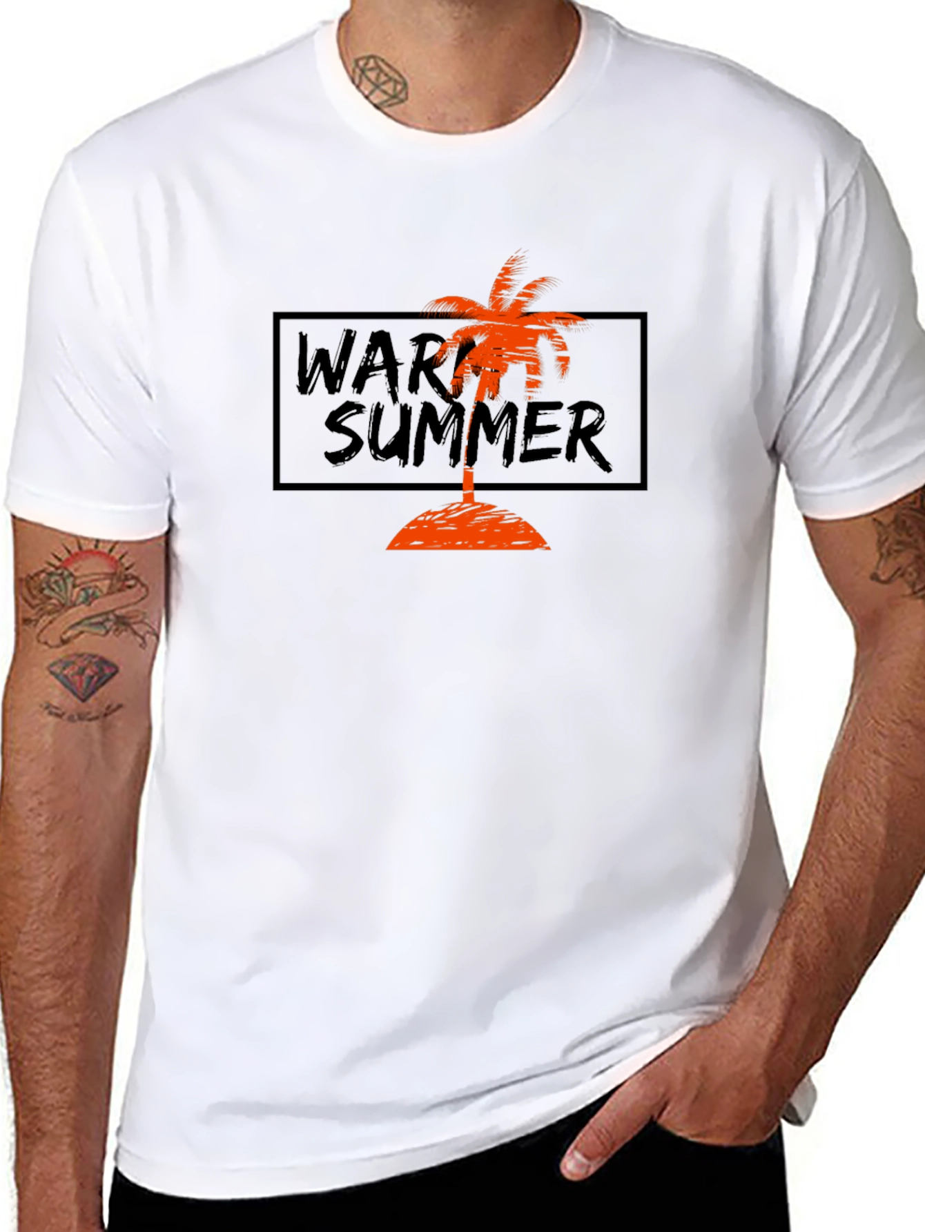 Warm Summer Palm Tree T-Shirt