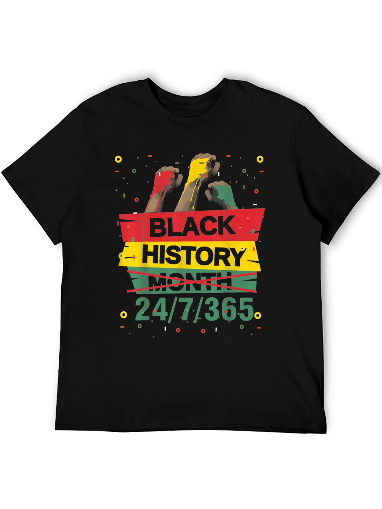 Black History All Year Round T-Shirt