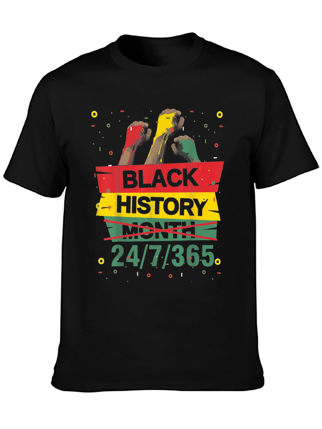 Black History All Year Round T-Shirt