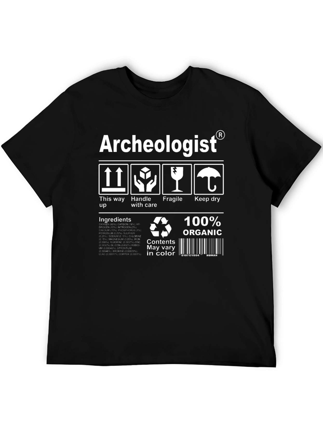 Archeologist Organic Cotton T-Shirt