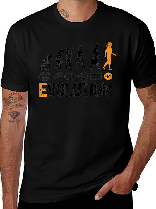 Bitcoin Evolution Black T-Shirt