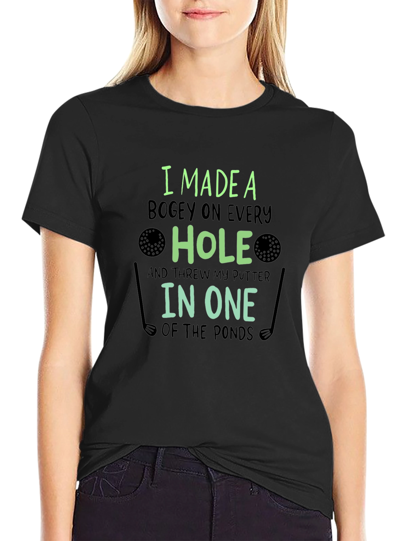Funny Golf T-Shirt: Bogey on Every Hole