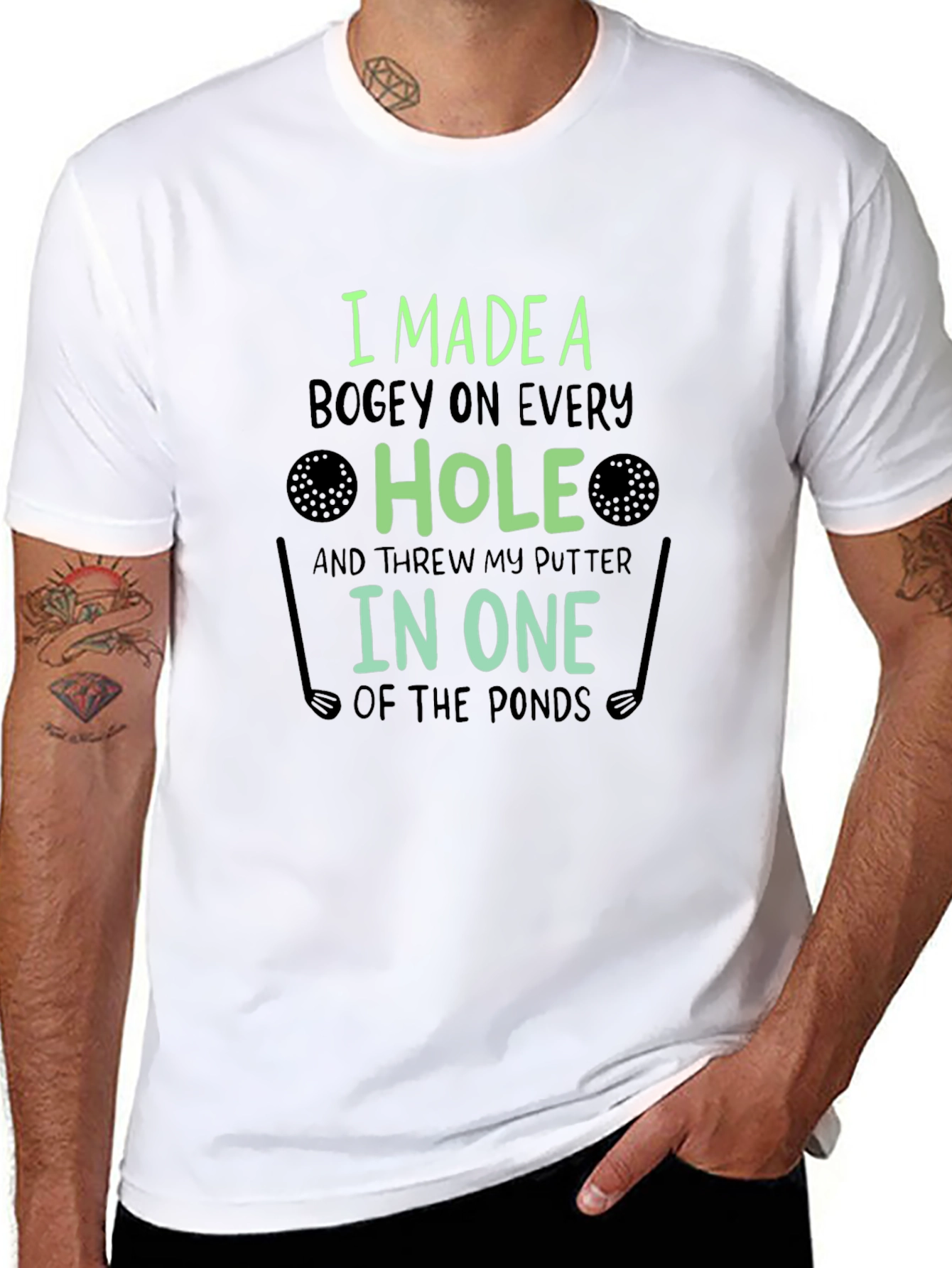 Funny Golf T-Shirt: Bogey on Every Hole
