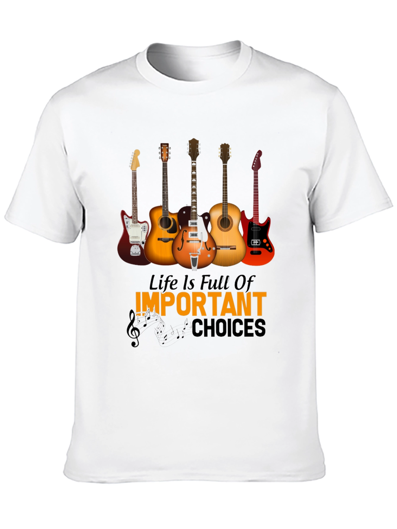 Guitar Choice Tee - Music Lover T-Shirt